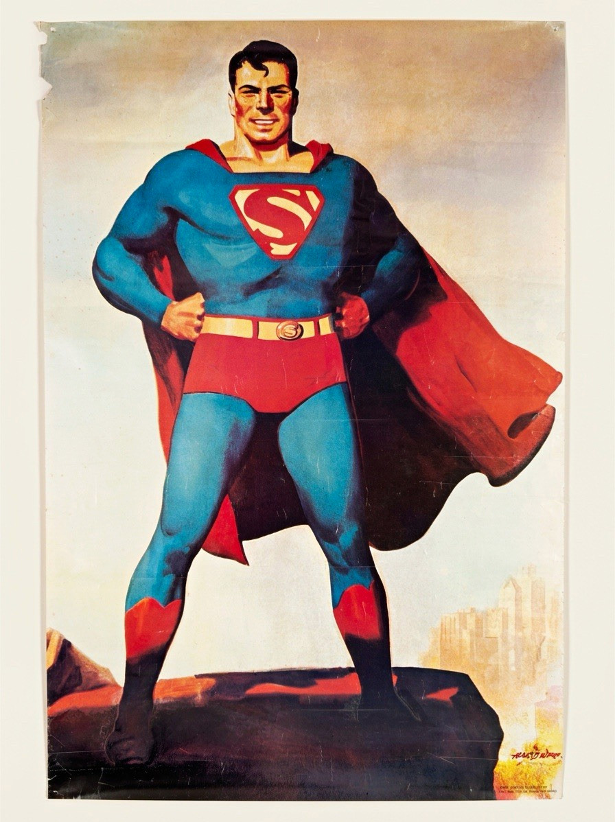 Vintage 1975 Superman Poster 24x36 Studio One Products GS404 Harry F. Luce DC Co Vintage 1975 Superman Poster 24x36 Studio One Products GS404 Harry F. Luce DC Co