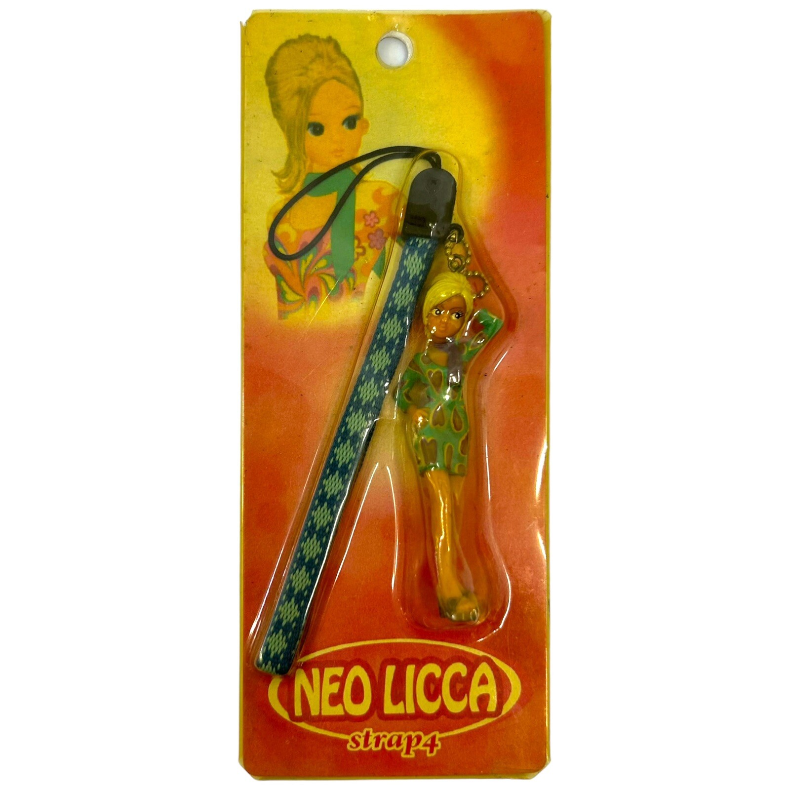 Takara Neo Licca Strap 4 Retro Keychain Phone Charm Re-Ment Vintage NOS