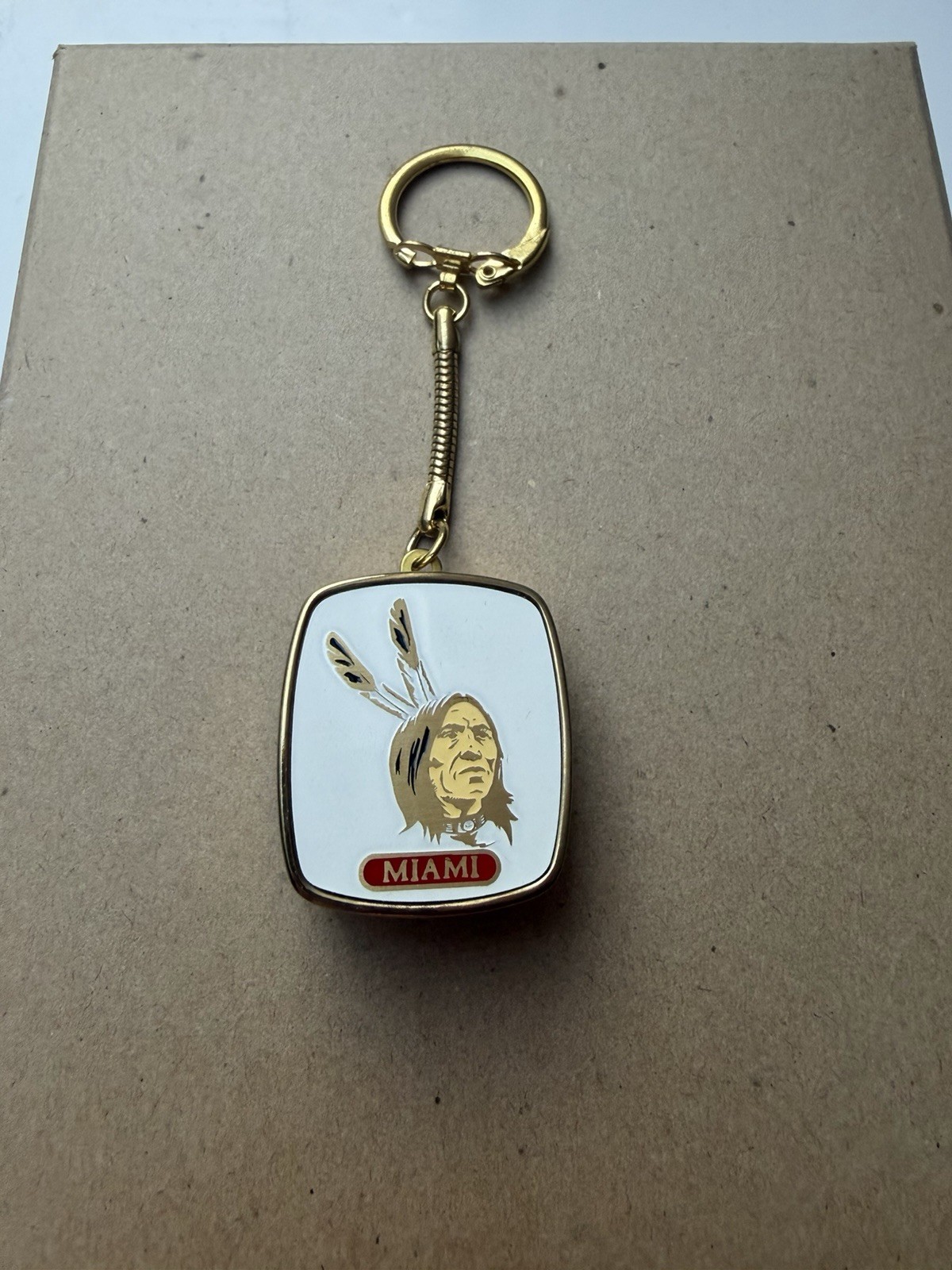 Vintage Sankyo Miami Redskins Musical Keychain Vintage Sankyo Miami Redskins Musical Keychain