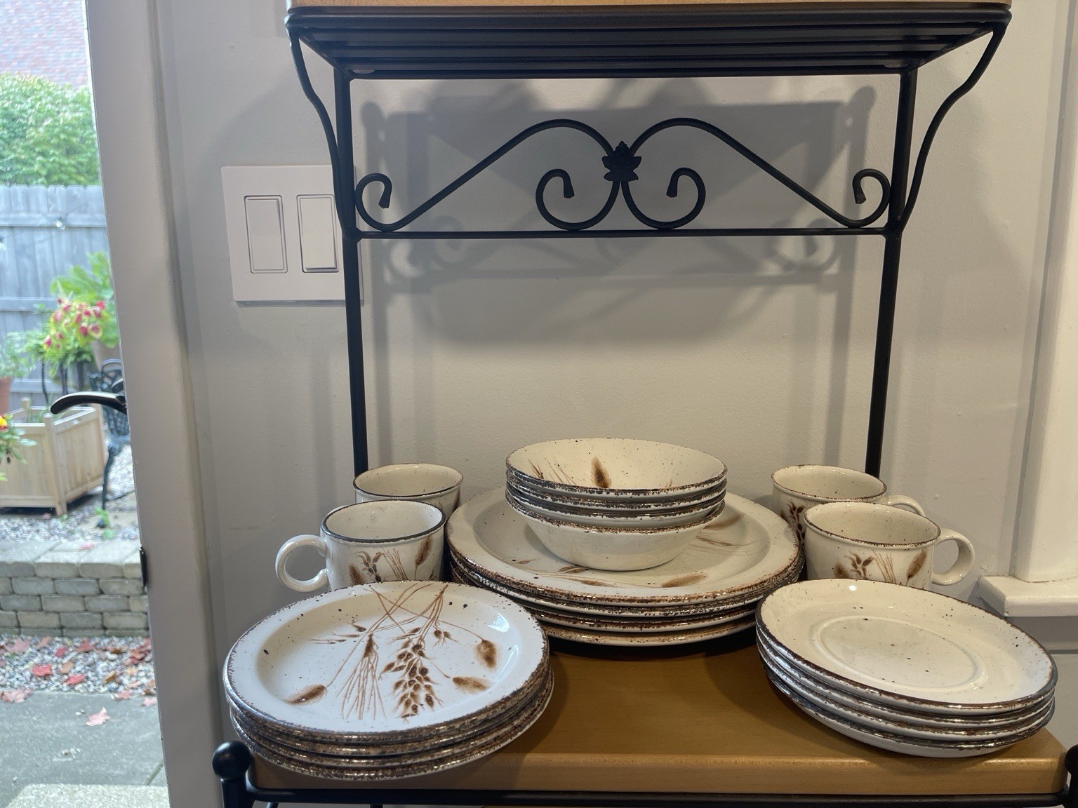 Midwinter Stonehenge Wild Oats 20 Pc Dinnerware Set Service for 4 England