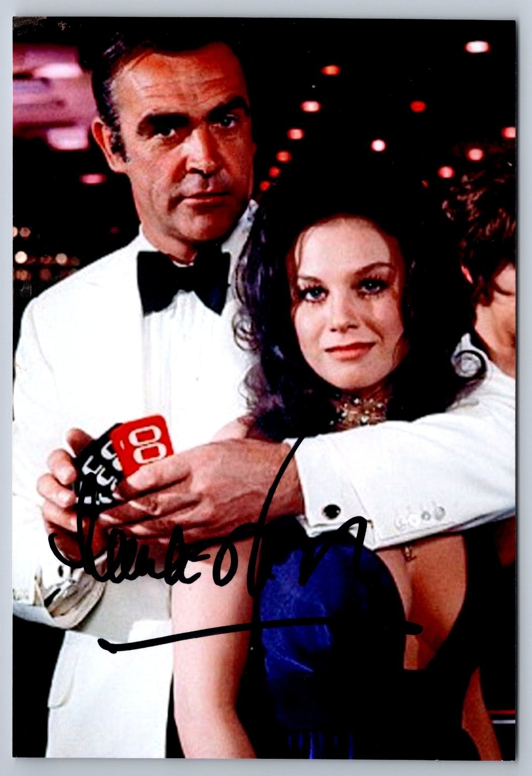Lana Wood Autograph Signed Photo James Bond Diamonds Are Forever Sean Connery