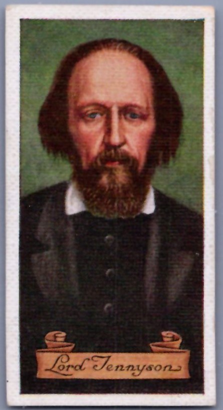1935 Carreras Celebrities of British History - Alfred Lord Tennyson #45 1935 Carreras Celebrities of British History - Alfred Lord Tennyson #45