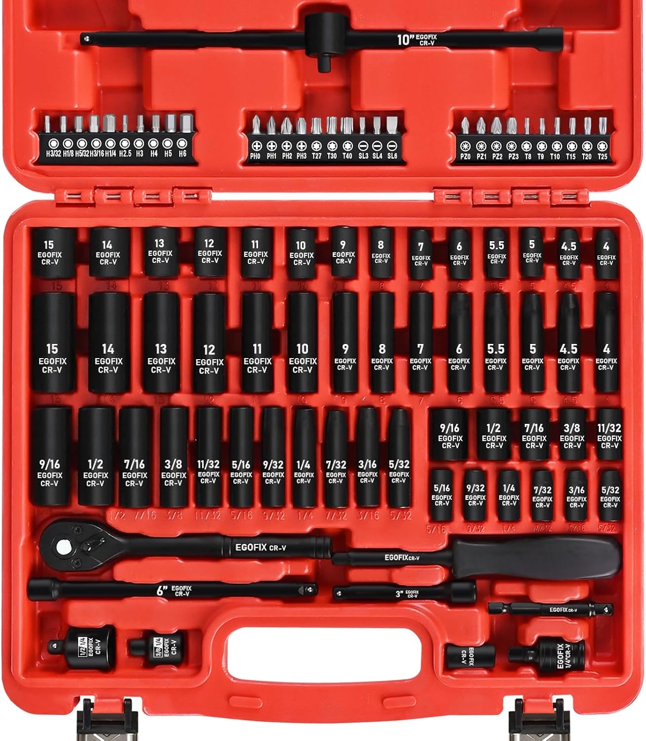 90PC Impact Socket Set 1/4 90PC Impact Socket Set 1/4