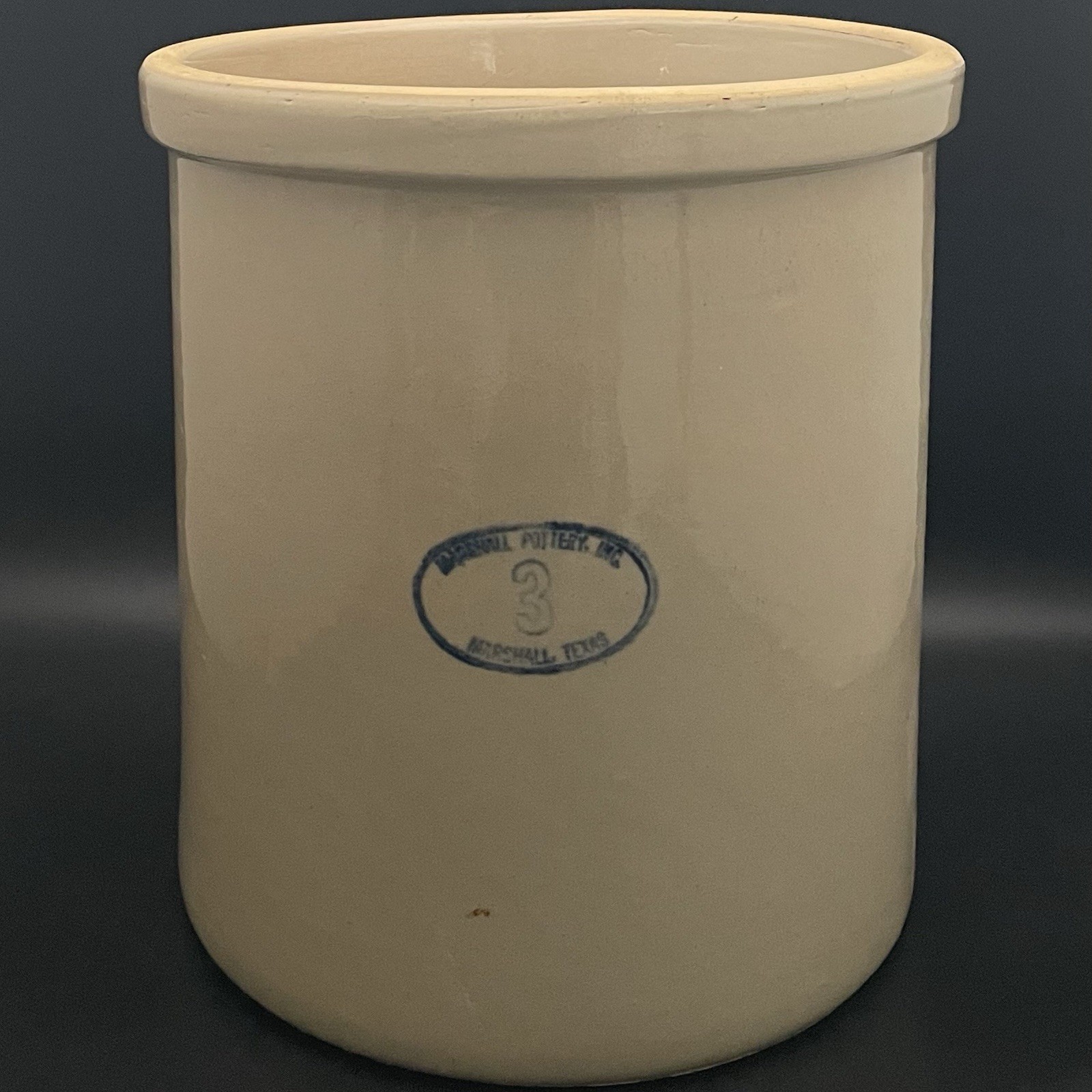 Marshall Pottery 3 Gallon Stoneware Pickling Crock c1920s Made in USA 11.5” tall Marshall Pottery 3 Gallon Stoneware Pickling Crock c1920s Made in USA 11.5” tall