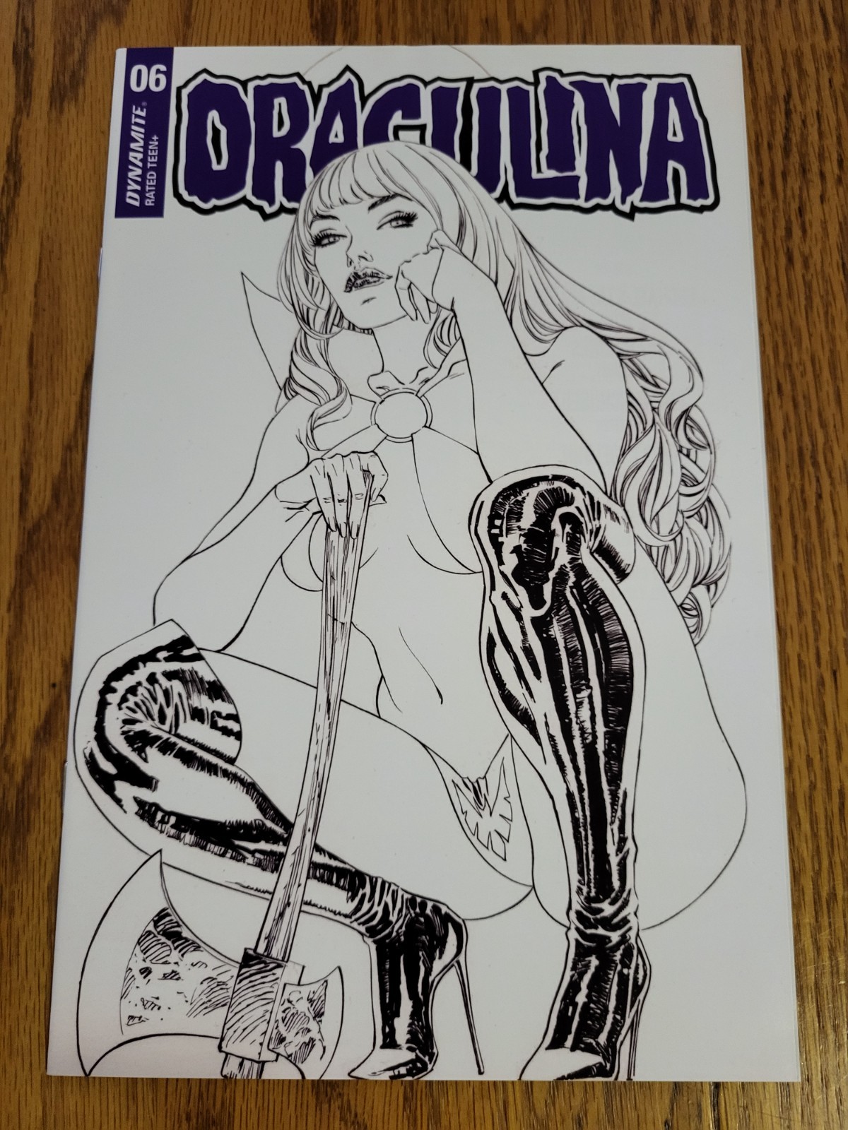 Dynamite Comics Draculina #6 - Guillem March B&W Variant (2022) - Excellent Dynamite Comics Draculina #6 - Guillem March B&W Variant (2022) - Excellent