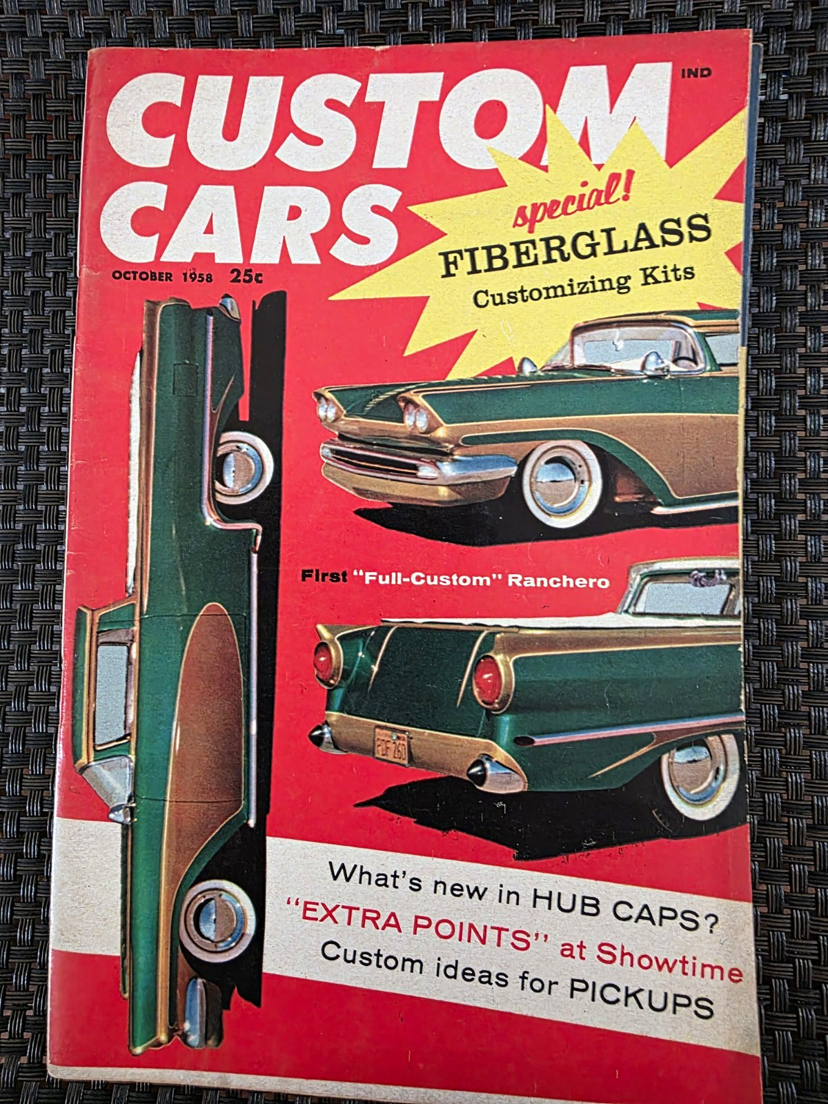 Custom Cars October 1958 Fiberglass Customizing Kits 1st full custom Ranchero Custom Cars October 1958 Fiberglass Customizing Kits 1st full custom Ranchero