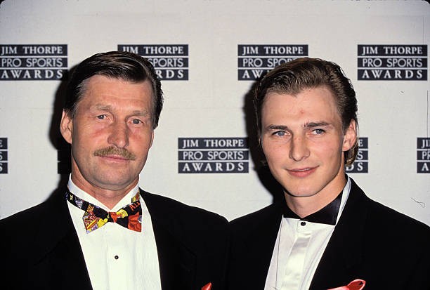 Viktor Fedorov & Sergei Fedorov 3rd Jim Thorpe Pro Sports Awards a- Old Photo 1