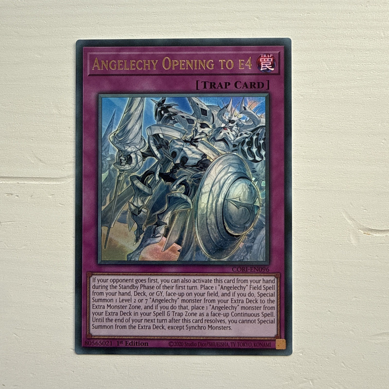 Angelechy Opening to E4 CORI-EN096 Ultra Rare 1st Edition NM