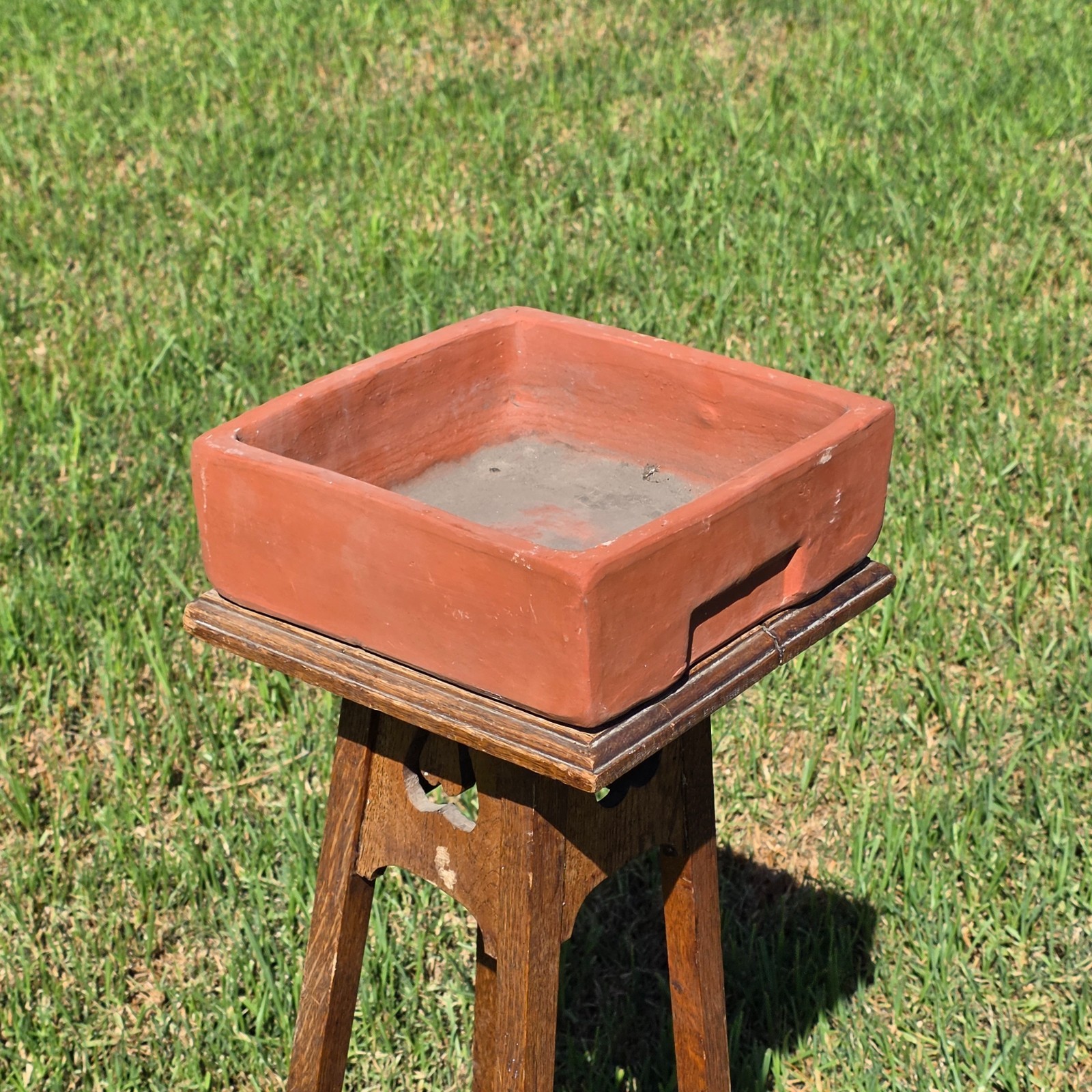 Vintage Toscana Terracotta Bonsai Planter Pot Square Succulent Cachepot Vintage Toscana Terracotta Bonsai Planter Pot Square Succulent Cachepot