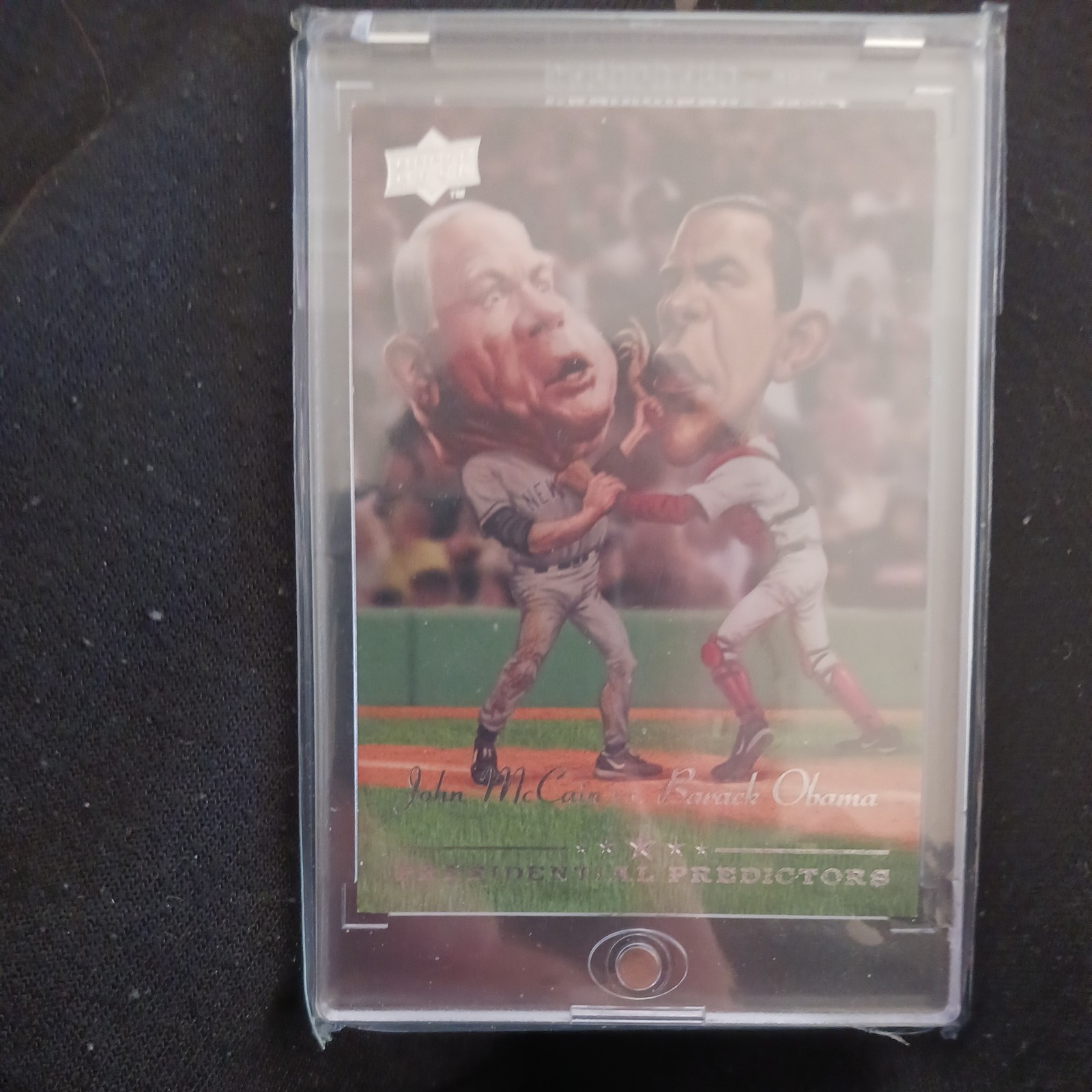 Upper Deck 2008 Presidential Predictors Insert PP-11 Taxes McCain vs Obama