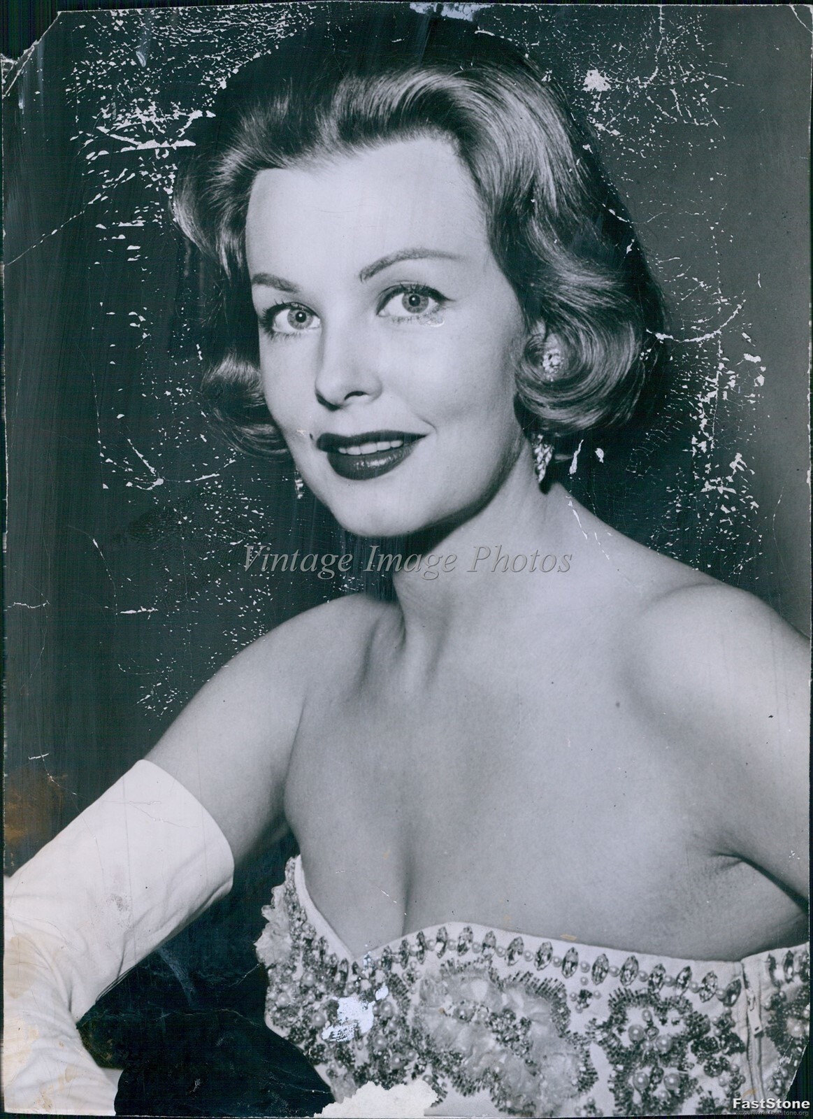 1958 Arlene Dahl Hostess Max Factor Presents Opening Night Television Photo 6x8