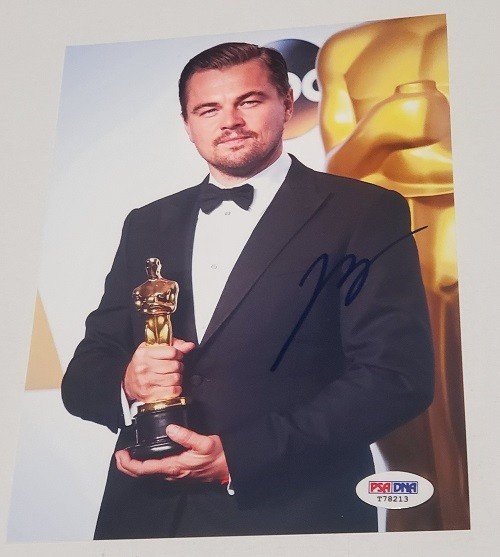 Leonardo DiCaprio Signed Best Actor Oscars Photo PSA DNA Leonardo DiCaprio Signed Best Actor Oscars Photo PSA DNA
