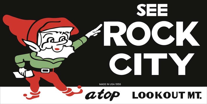 SEE ROCK CITY LOOKOUT MT GNOME 36\