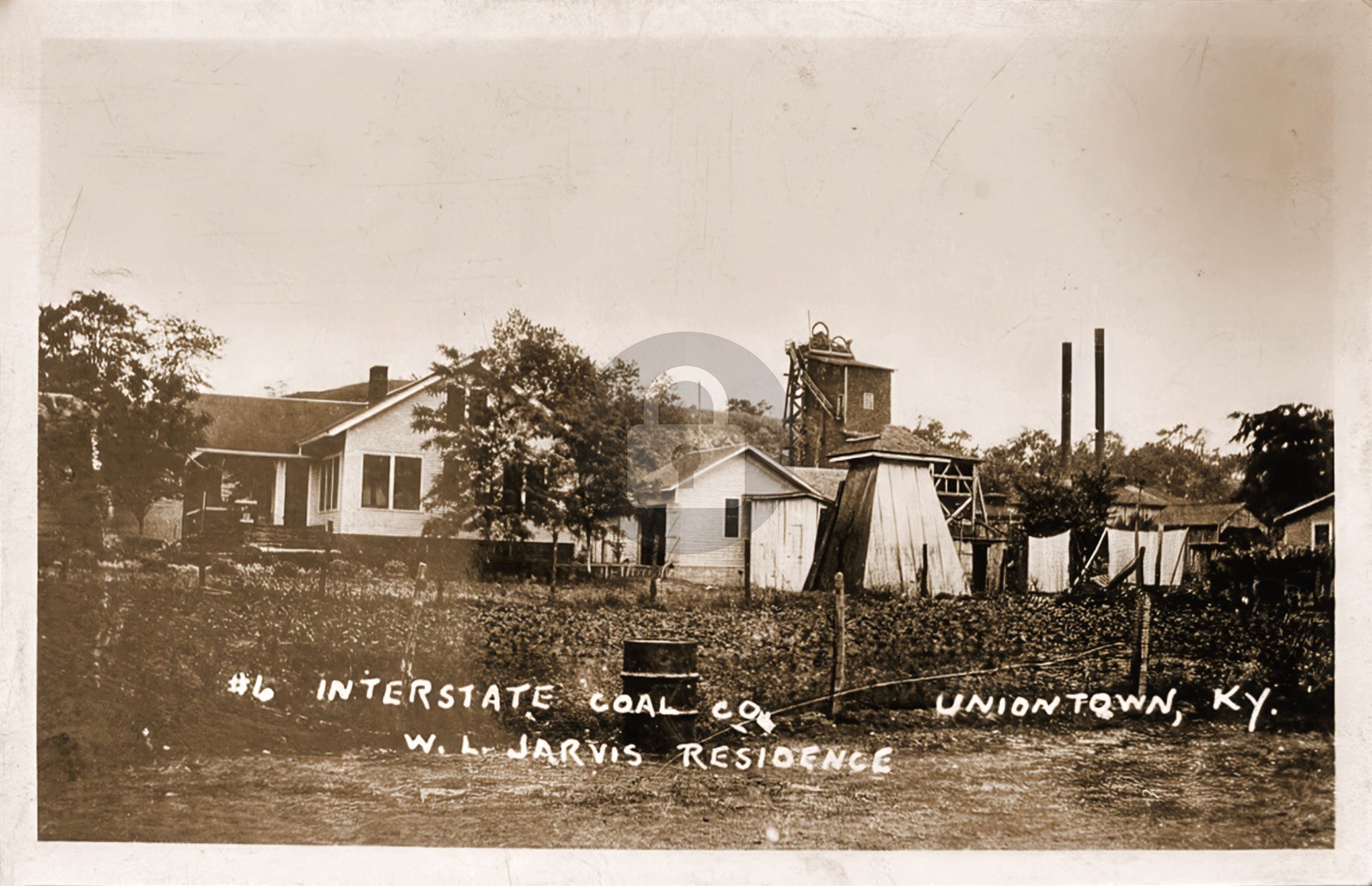Uniontown KY Kentucky Interstate Coal Jarvis Residence RPPC Photo Postcard COPY Uniontown KY Kentucky Interstate Coal Jarvis Residence RPPC Photo Postcard COPY