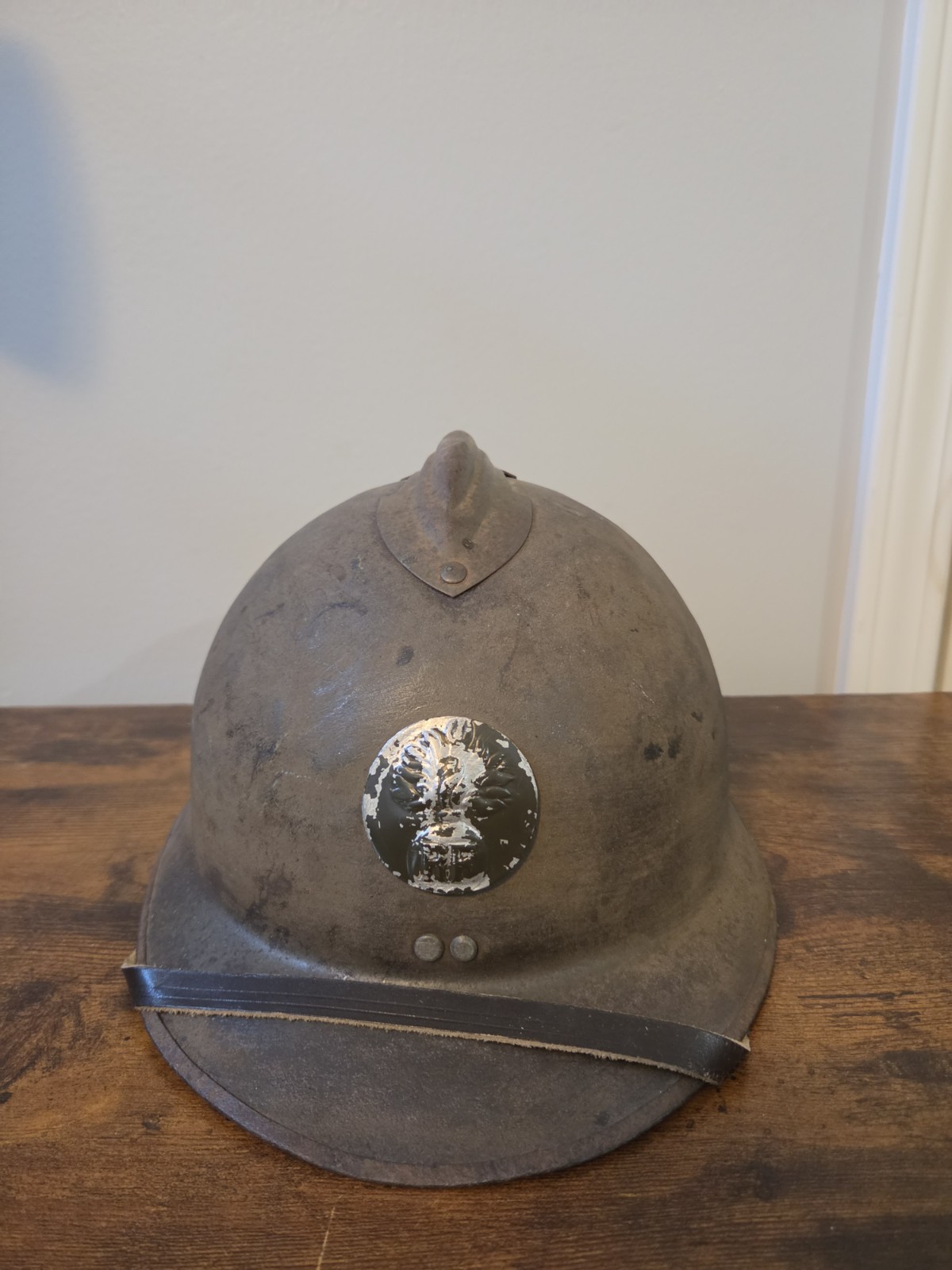 WWII WW2 French Military Army M26 RF Adrian Infantry Helmet W/ Liner WWII WW2 French Military Army M26 RF Adrian Infantry Helmet W/ Liner