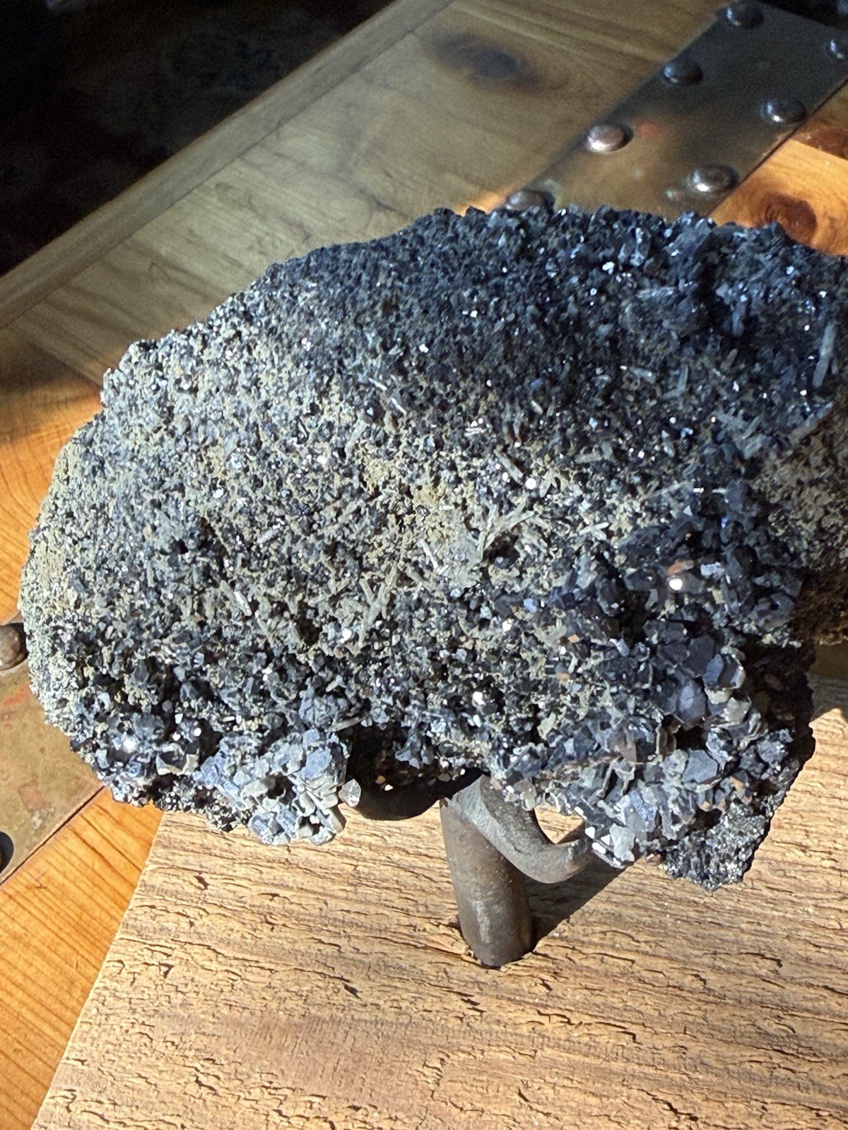 Bulgarian GALENA Acicular Quartz Sphalerite Pyrite Chalcopyrite 