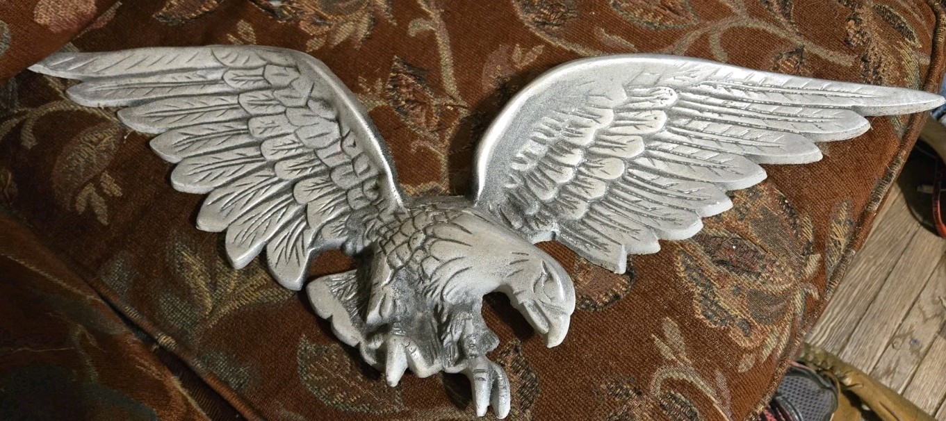 Vtg Cast Aluminum Eagle 26