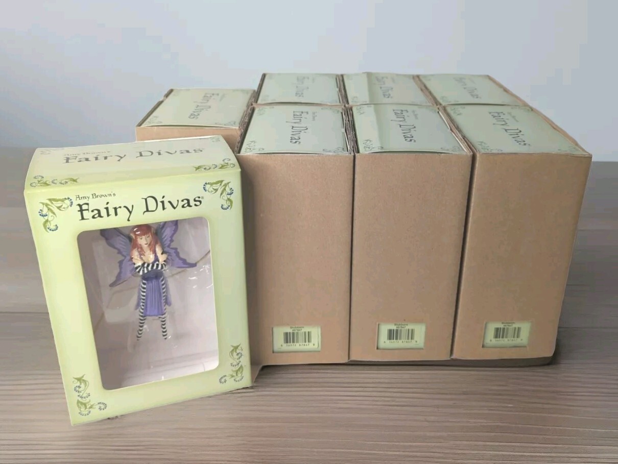 Amy Brown's Fairy Divas Stubborn #87847 New Sealed Box 2005 - Fantasy / Brown