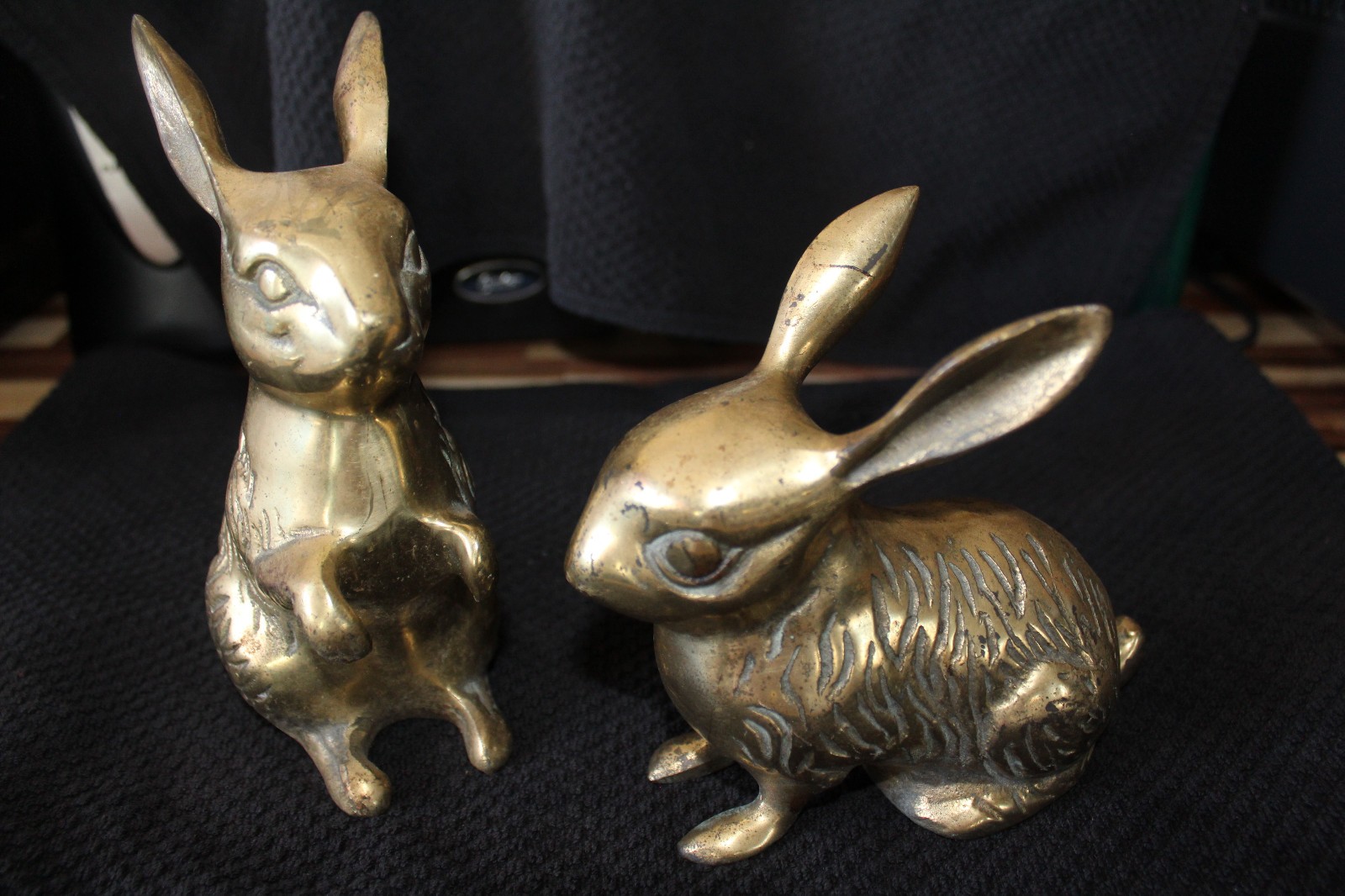 Brass Rabbits Two 7\ Brass Rabbits Two 7\
