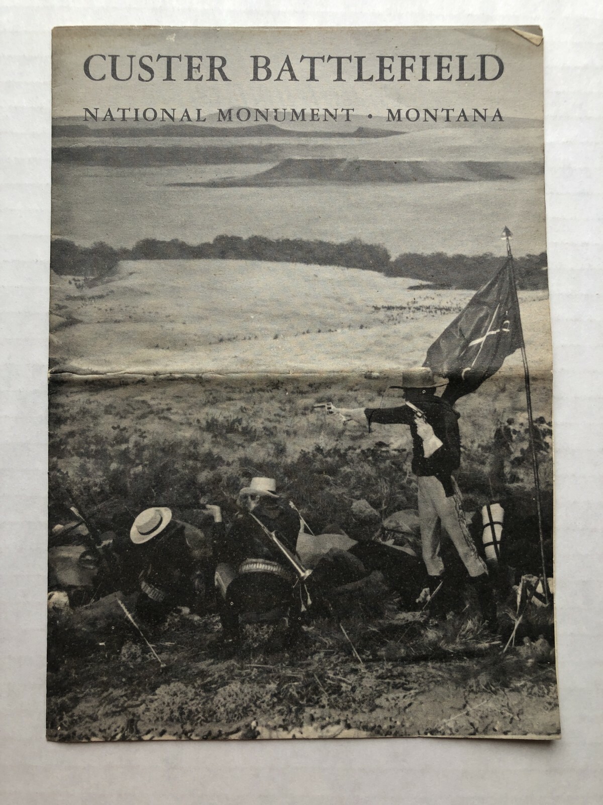 1959 Custer Battlefield National Monument Montana Park Travel Brochure