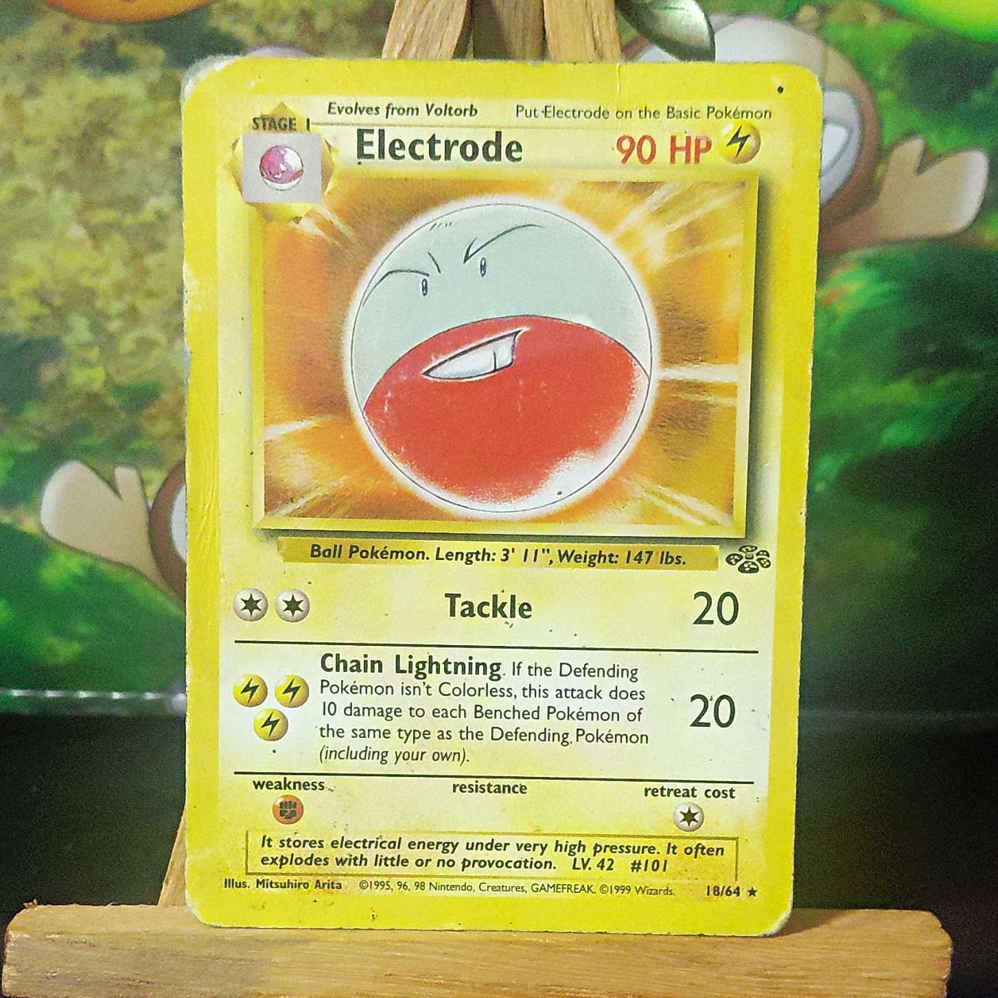 Electrode 18/64 Jungle Rare Regular Unlimited English 1999 Stage 1 90 HP