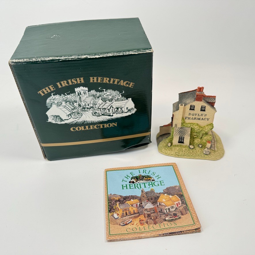 The Irish Heritage Collection Doyle's Pharmacy Irish Resin Cottage -Ireland