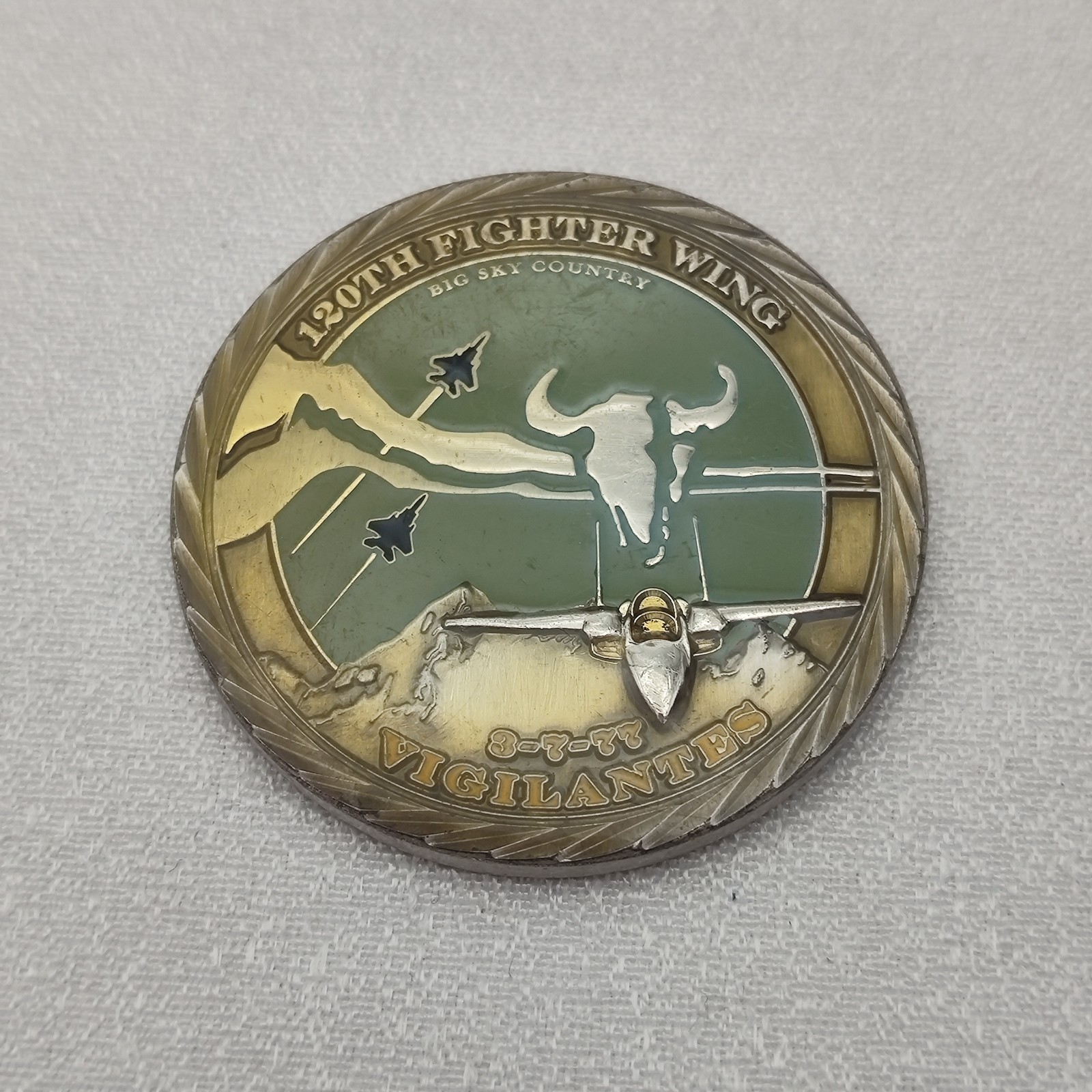 USAF 120th Fighter Wing Challenge Coin