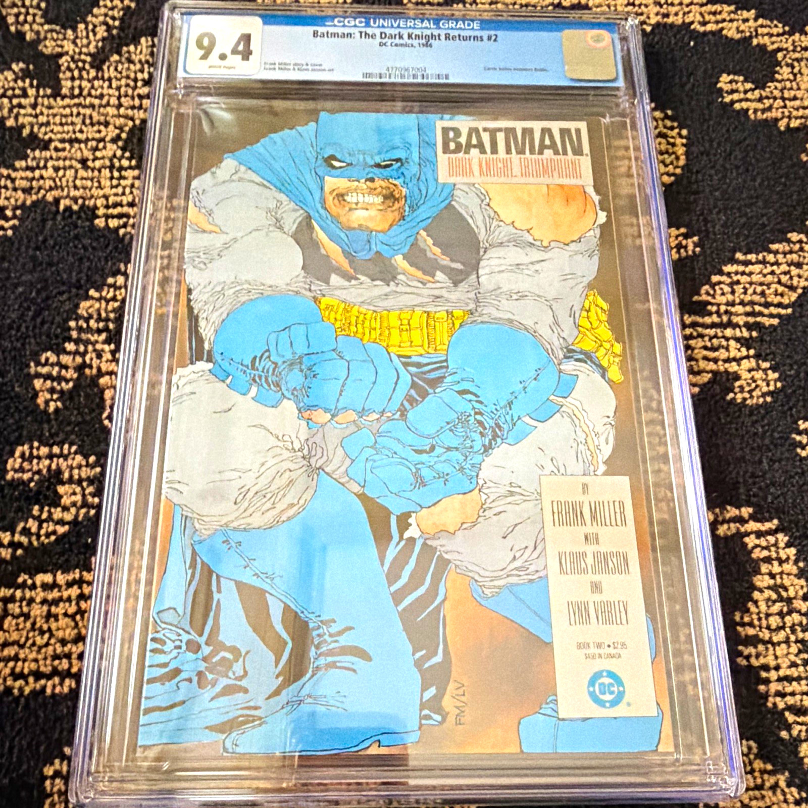 Batman: The Dark Knight Returns #2 CGC 9.4 (1986) DC Comics Frank Miller