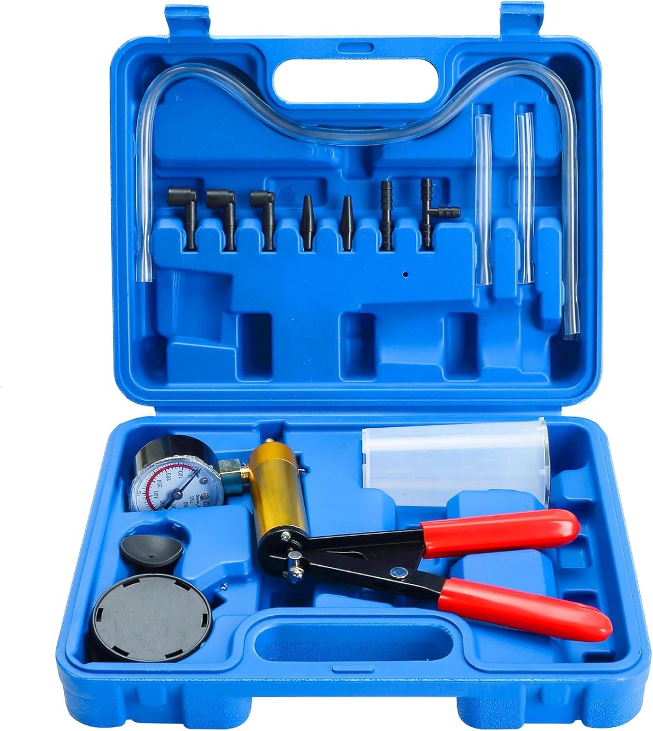 Kit de purga de frenos 2 en 1, kit de purga de líquido de frenos Kit de purga de frenos 2 en 1, kit de purga de líquido de frenos