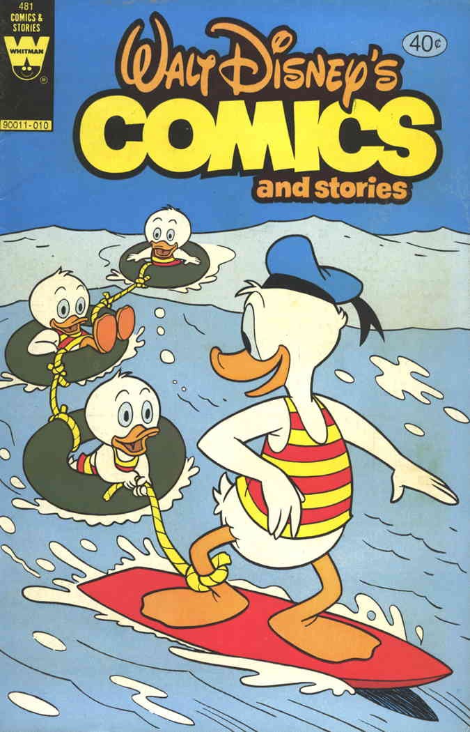 Walt Disney's Comics and Stories #481 VF; Whitman | Donald Duck - w/Bag+Board