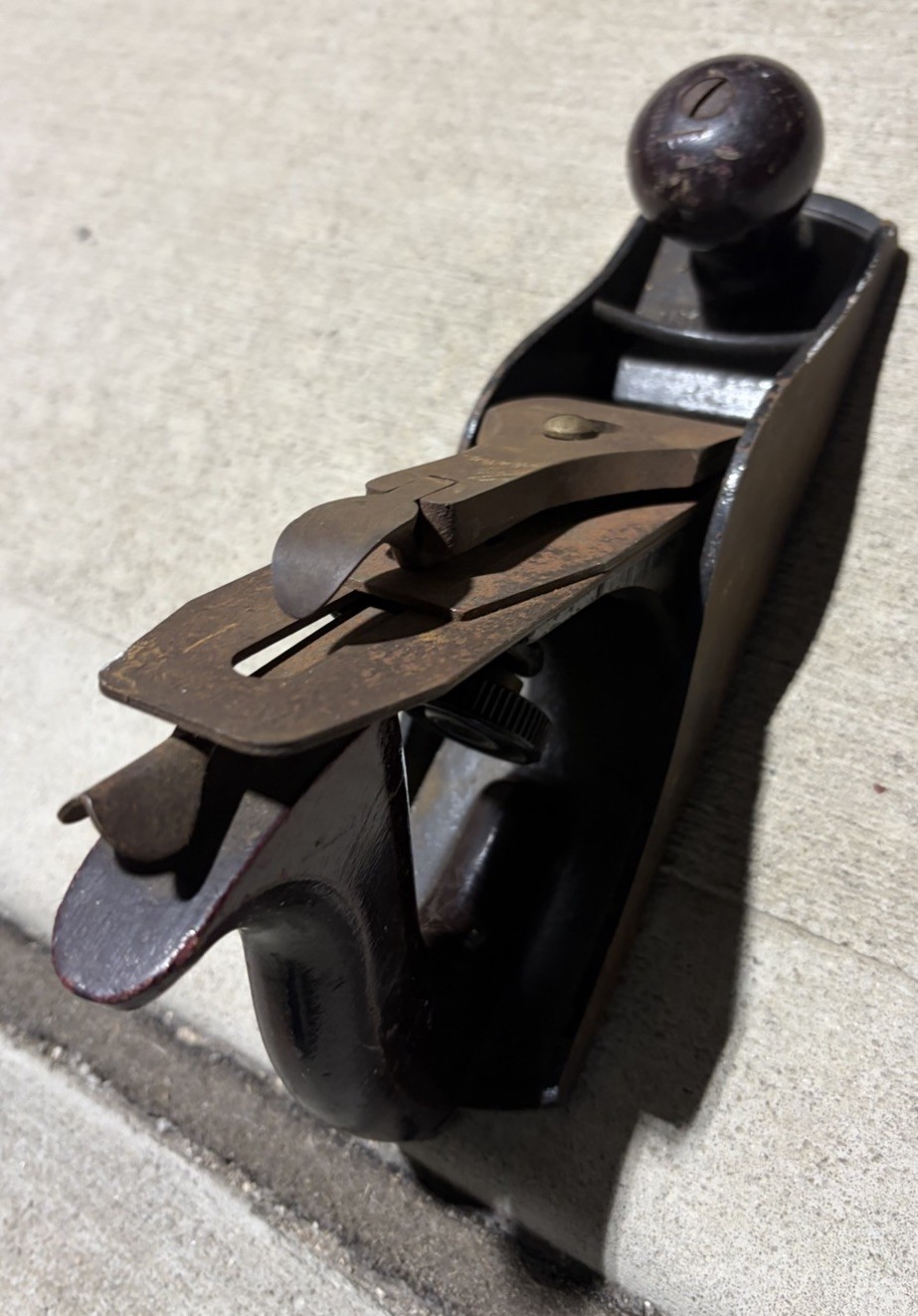 RARE ANTIQUE STANLEY NO 1 SMOOTH PLANE UNRESTORED ORIGINAL WOOD USA
