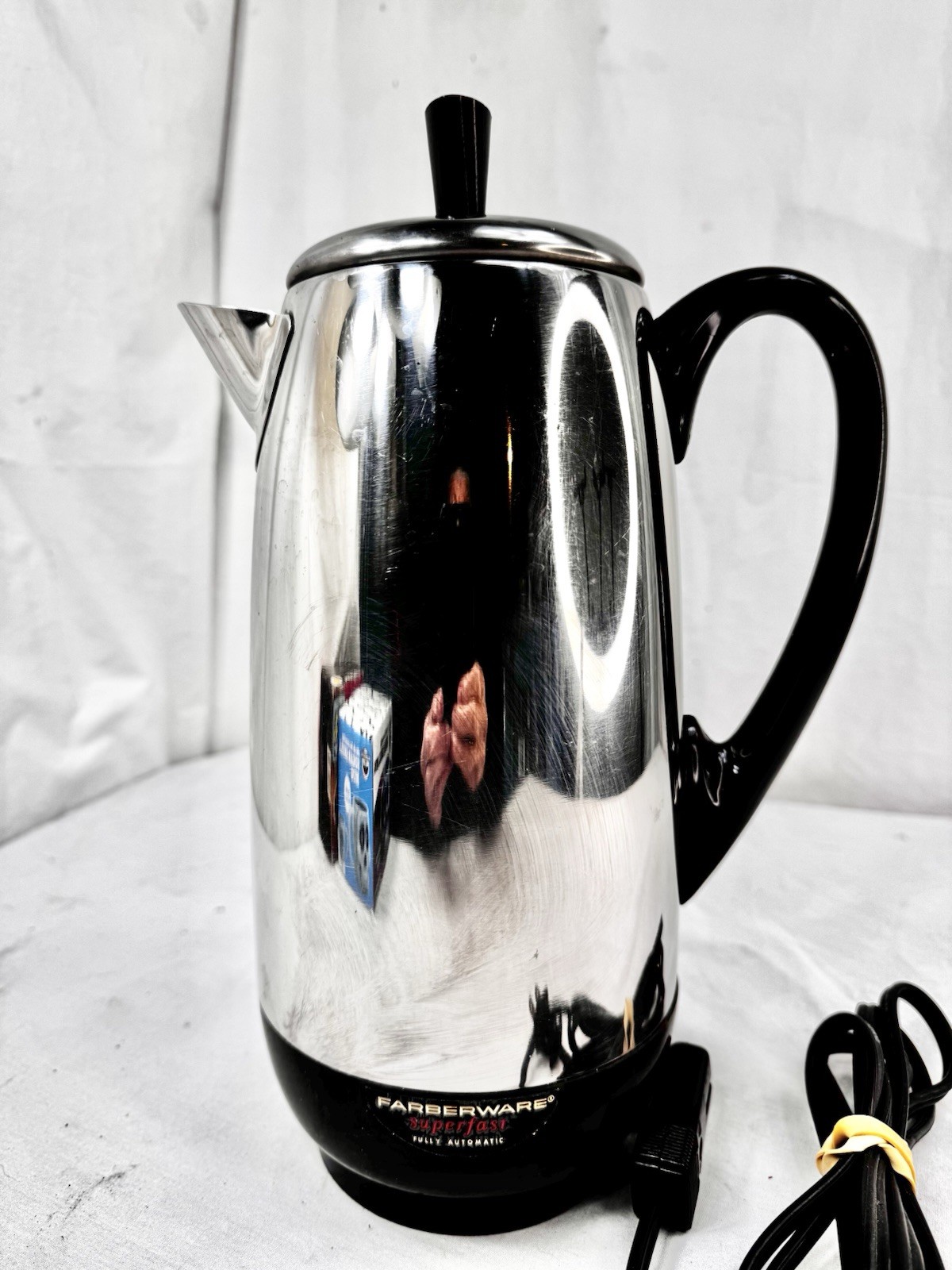 Vtg Farberware Superfast 2-12 Cup Automatic Coffee Percolator Pot 142 Tested FSh