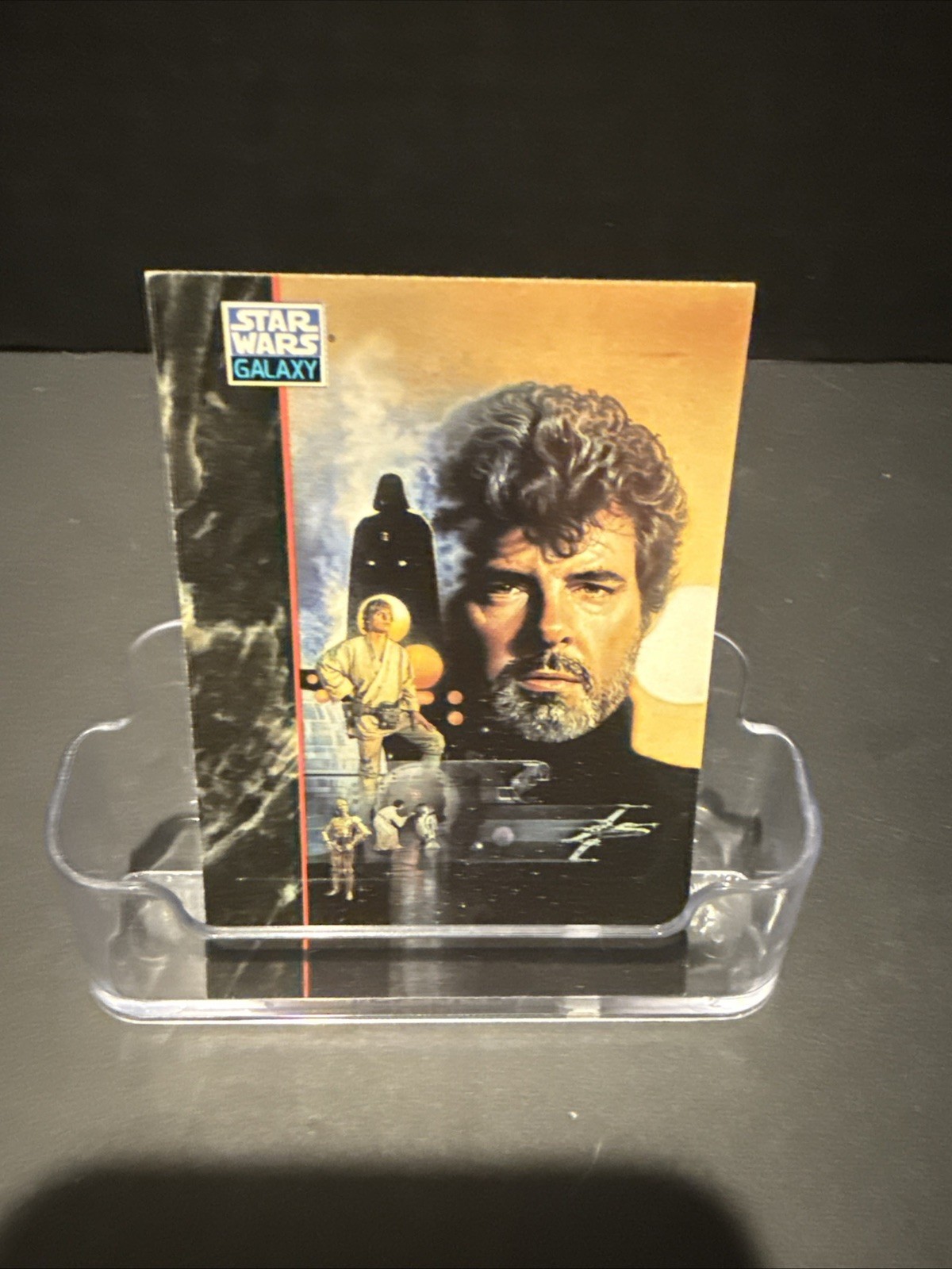 1993 Topps Star Wars Galaxy Series 1 #2 George Lucas Trading Card 1993 Topps Star Wars Galaxy Series 1 #2 George Lucas Trading Card