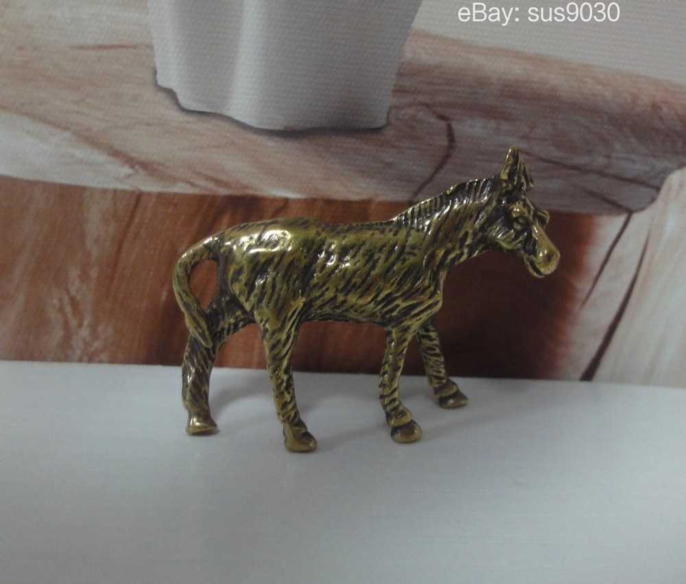 Vintage Brass Donkey Figurine - Handcrafted Rustic Décor Vintage Brass Donkey Figurine - Handcrafted Rustic Décor