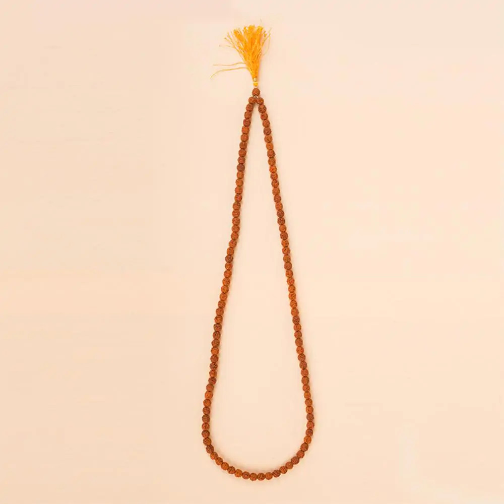 Isha Authentic Panchamukhi Five Faced Rudraksha Mala Consecrated Dhyanalinga 7MM