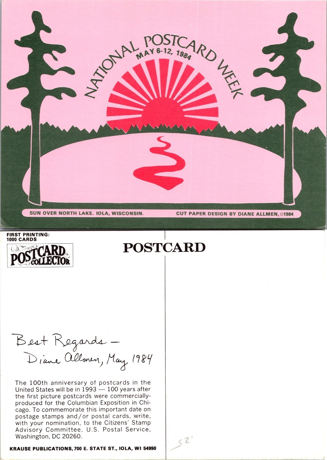 Continental Mt Washington Cog Railway Train Steam Postcard