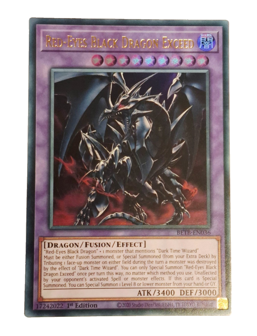 YuGiOh Beyond The Brave 1st Edition Tight Red-Eyes Black Dragon Transducer