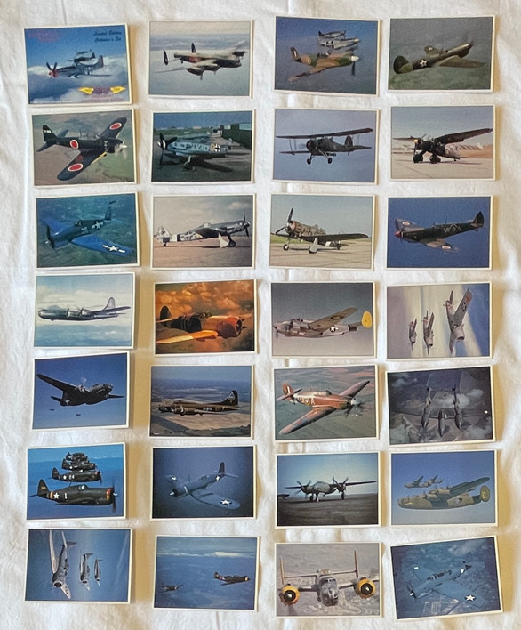 Vintage 1995 Top Pilot Warbirds Series 2 50th Anniversary Card Set / 1945 - 1995 Vintage 1995 Top Pilot Warbirds Series 2 50th Anniversary Card Set / 1945 - 1995