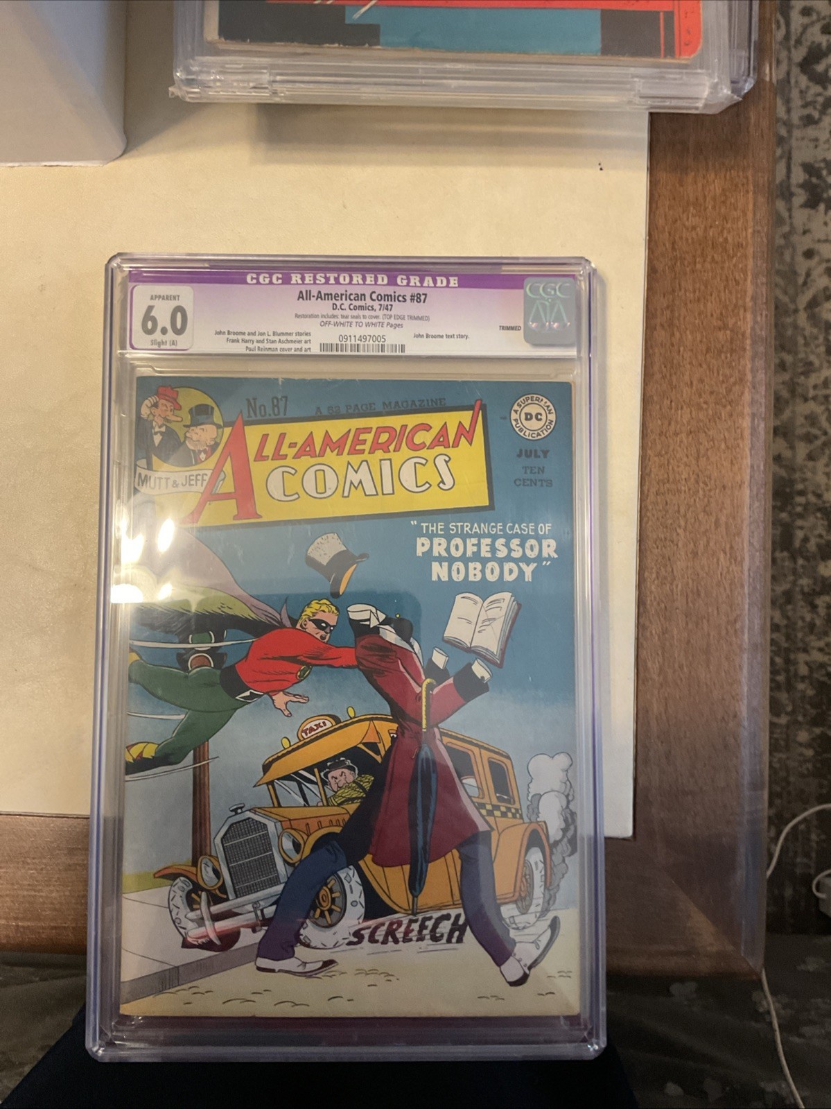 All-American Comics #87 (DC Comics July 1947) CGC 6.0 Restored
