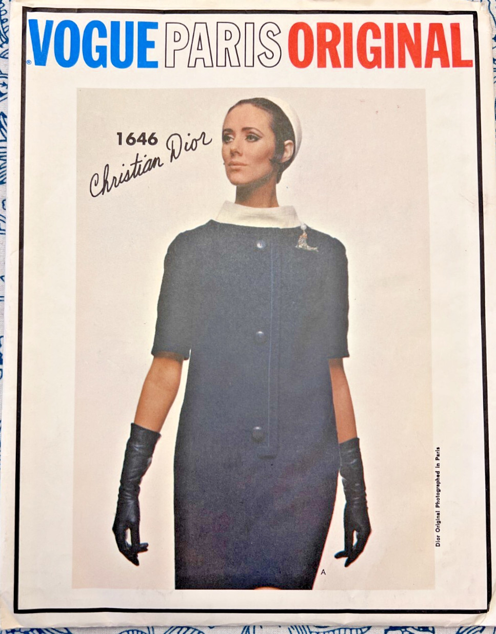 Vogue Paris Original 1646 Christian Dior Pattern 1966 – UC/FF Size 10