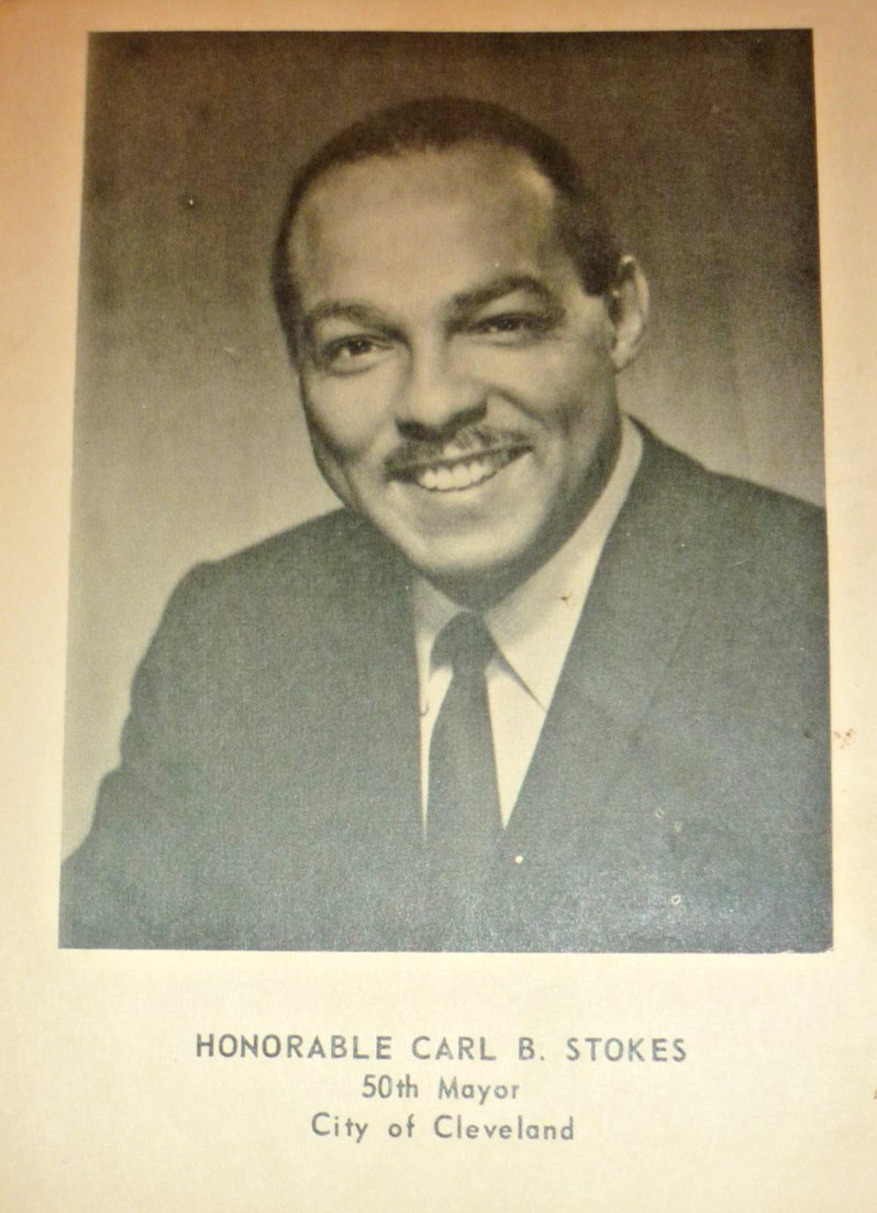 Vintage Carl B Stokes 50th Mayor Cleveland Ohio Photo Card First Black US Mayor Vintage Carl B Stokes 50th Mayor Cleveland Ohio Photo Card First Black US Mayor