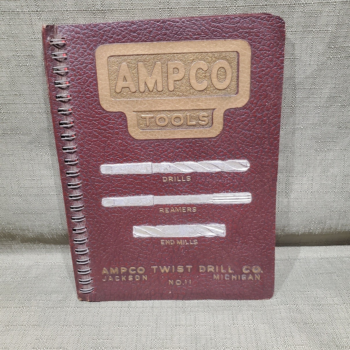 Vintage Antique Catalog AMPCO Tools No. 11 Jackson Michigan 1930's Index Tabbed