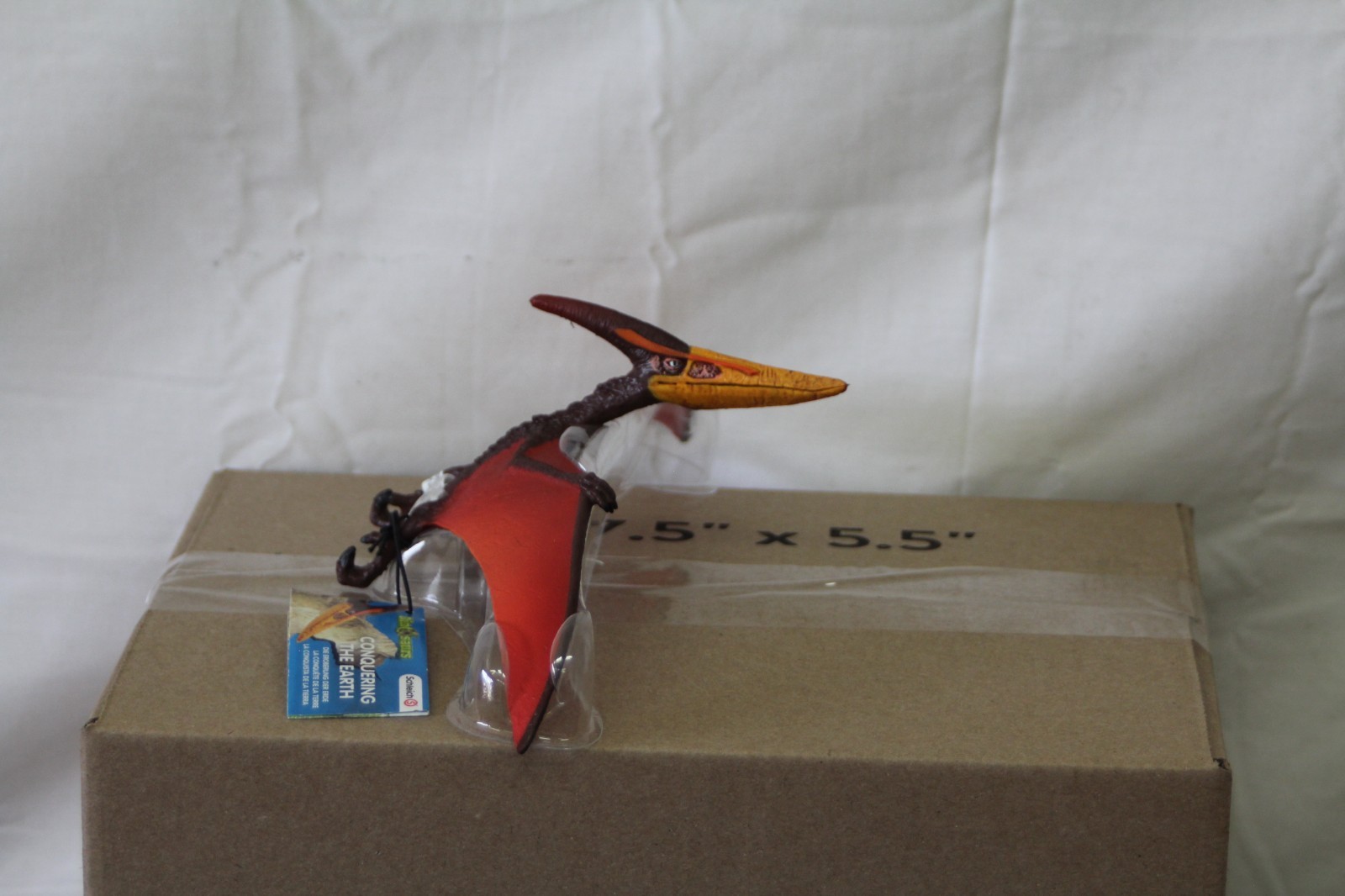 Schleich Pteranodon Plastic Dinosaur Figurine Orange Yellow Collectible Toy Schleich Pteranodon Plastic Dinosaur Figurine Orange Yellow Collectible Toy