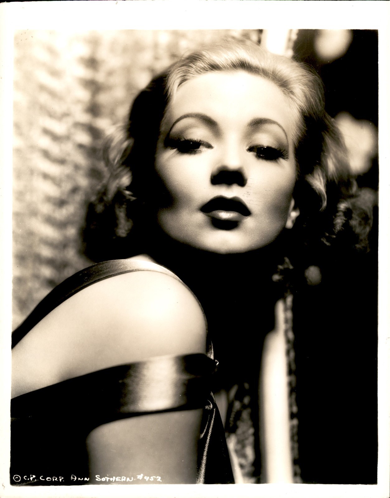LMPE50 Original Photo BEAUTIFUL ACTRESS ANN SOTHERN 1930s-40s GLAMOUR SHOT