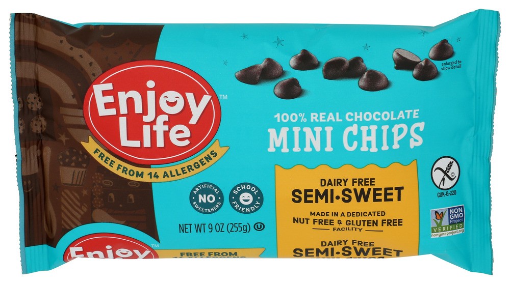 Enjoy Life Chocolate Chips Mini 9 Oz Pack Of 12