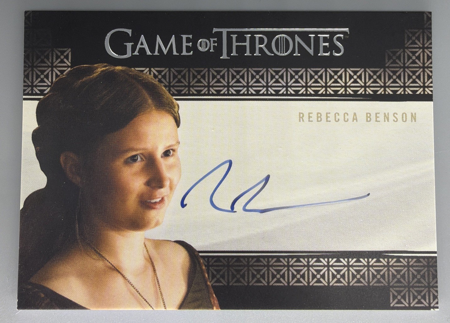 2017 Game of Thrones Season 6 Full-Bleed Rebecca Benson as Talla Tarly Auto Mint