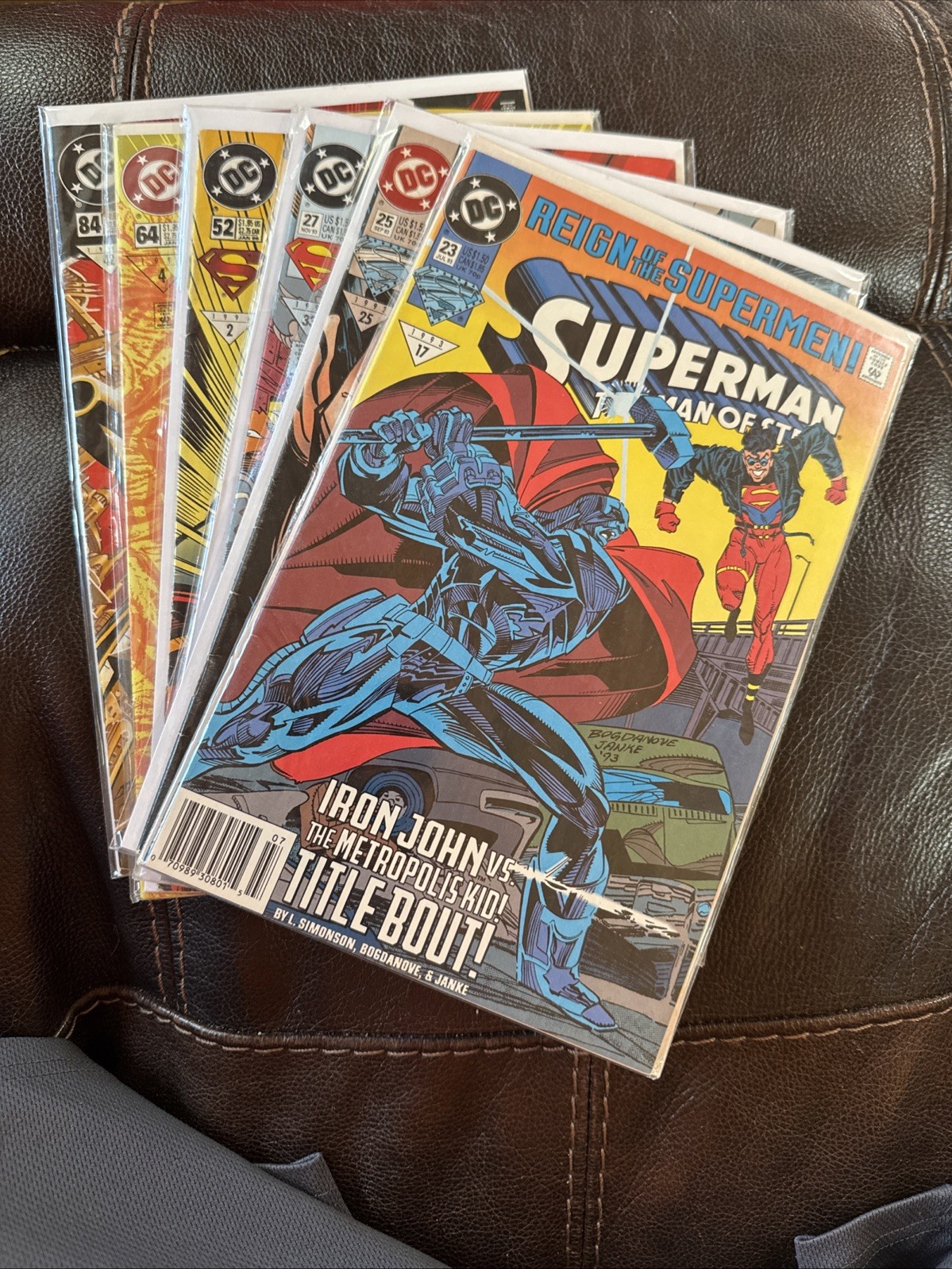 Superman The Man Of Steel 7 Book Lot (19, 23, 25, 27, 52, 64, 84) Superman The Man Of Steel 7 Book Lot (19, 23, 25, 27, 52, 64, 84)