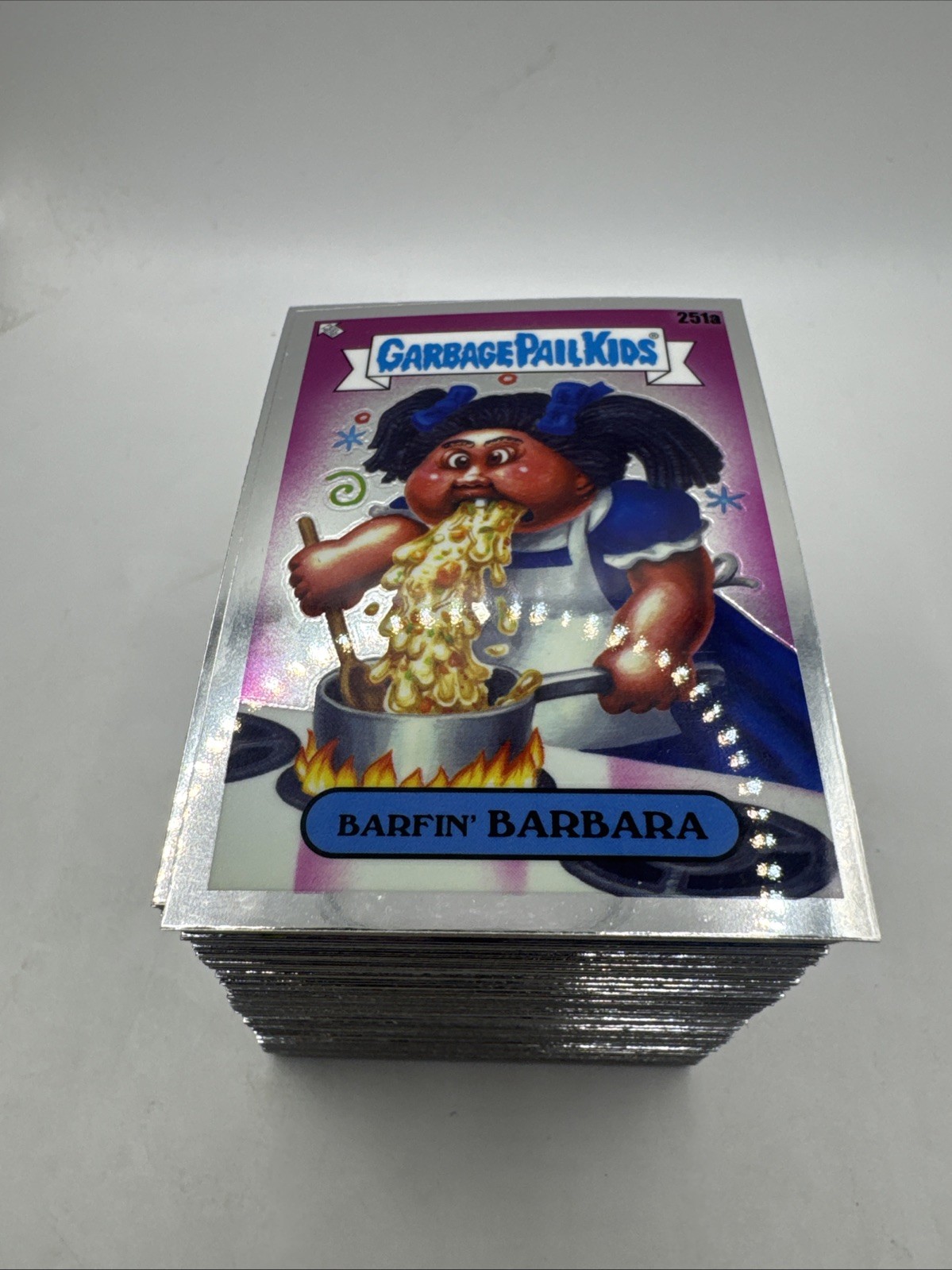 2024 Topps Garbage Pail Kids Chrome Series 7 Complete 100 Card A/B Base Set.