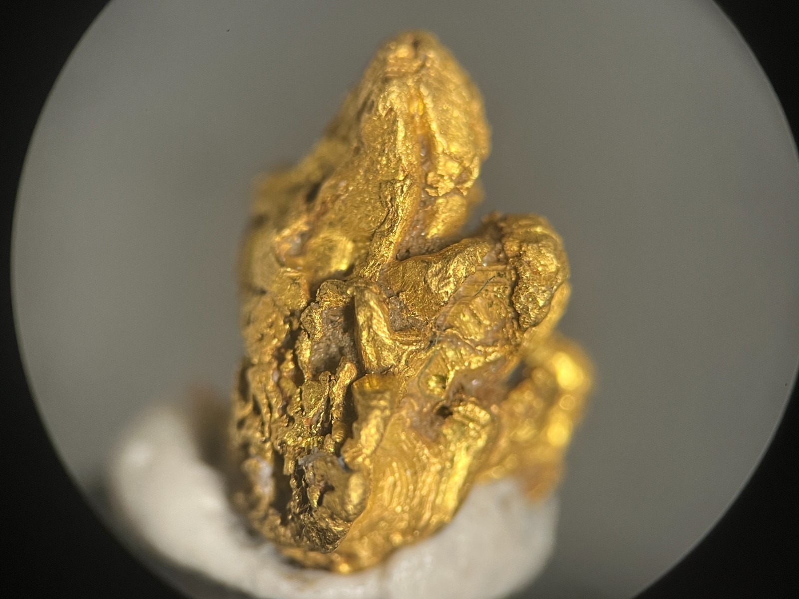 Crystalline Gold Specimen - 0.6457 grams - 16 to 1 Mine, Alleghany, California Crystalline Gold Specimen - 0.6457 grams - 16 to 1 Mine, Alleghany, California
