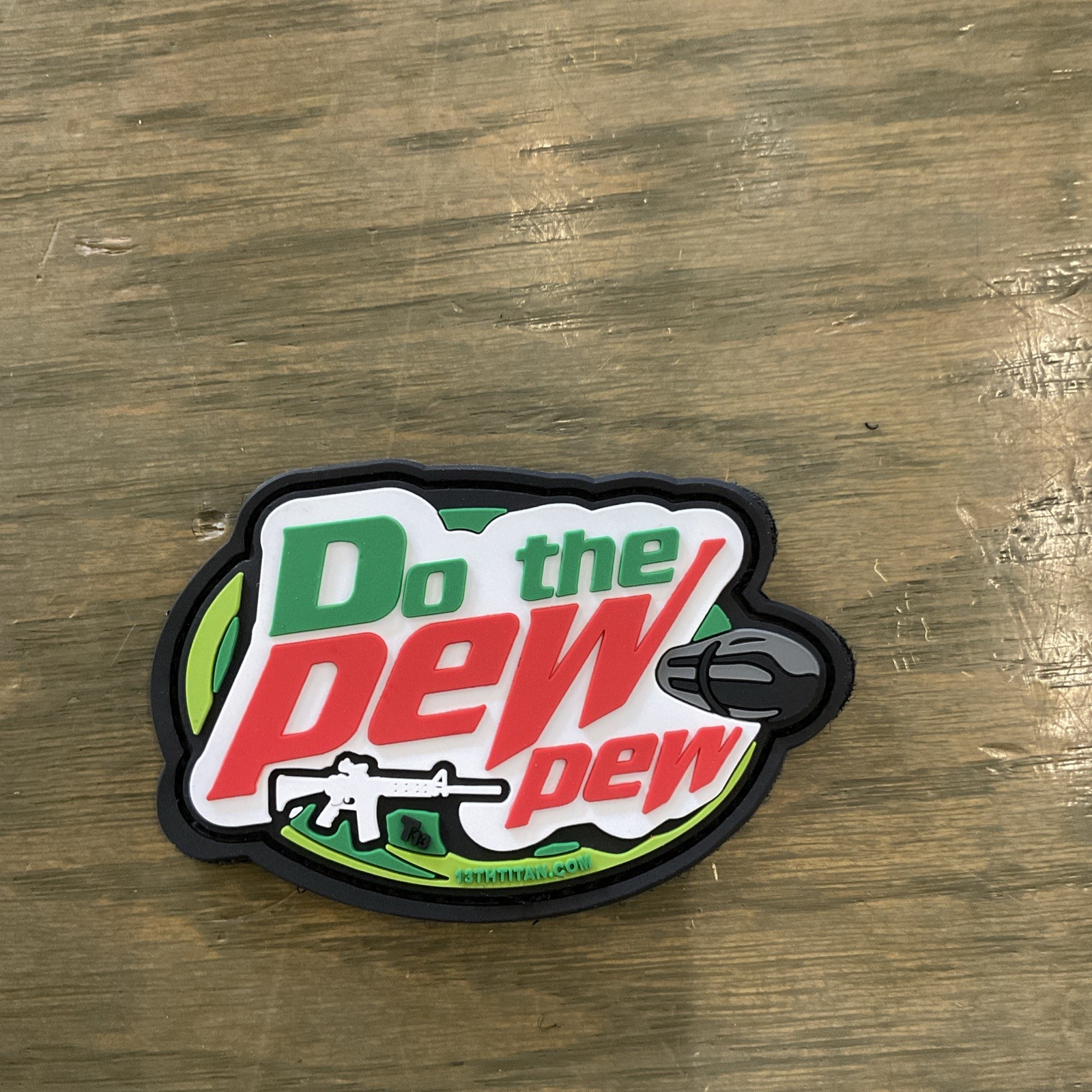 Pew pew PVC Patch Hook & Loop Uniform Waterproof Pew pew PVC Patch Hook & Loop Uniform Waterproof